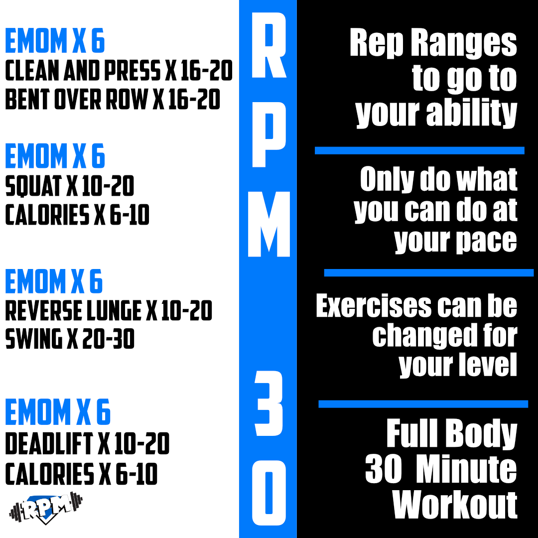 RPM Fitness - RPM's 30 Minute Class Works your full body... | Facebook