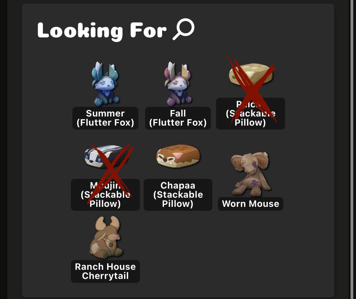Palia (Mostly Uncensored 18+) | Updated*** Looking for trades IGN ...