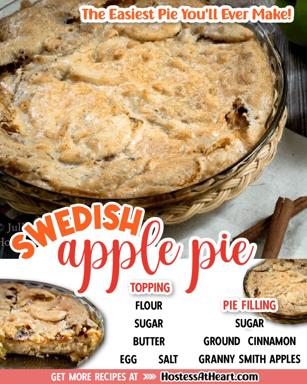 This Swedish Apple Pie... - Hostess At Heart -Julie Menghini | Facebook