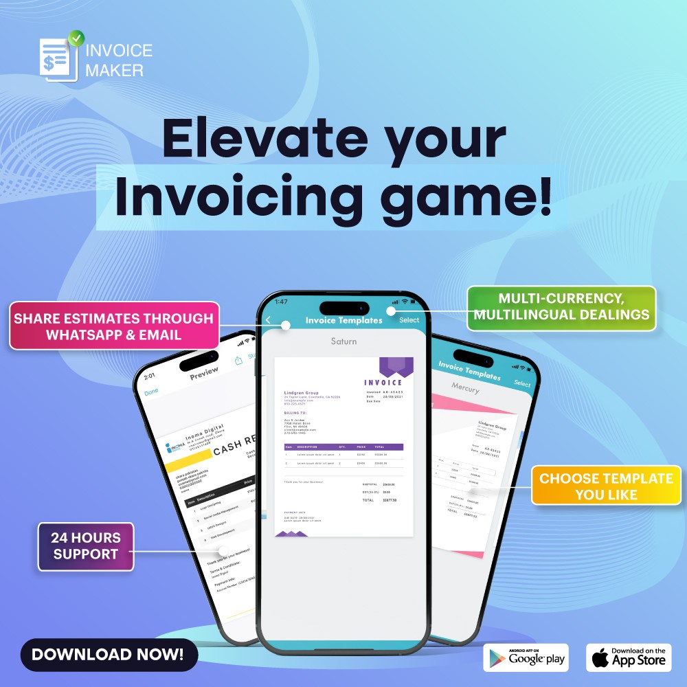 Elevate your invoicing game! •... - Green Invoice Maker App