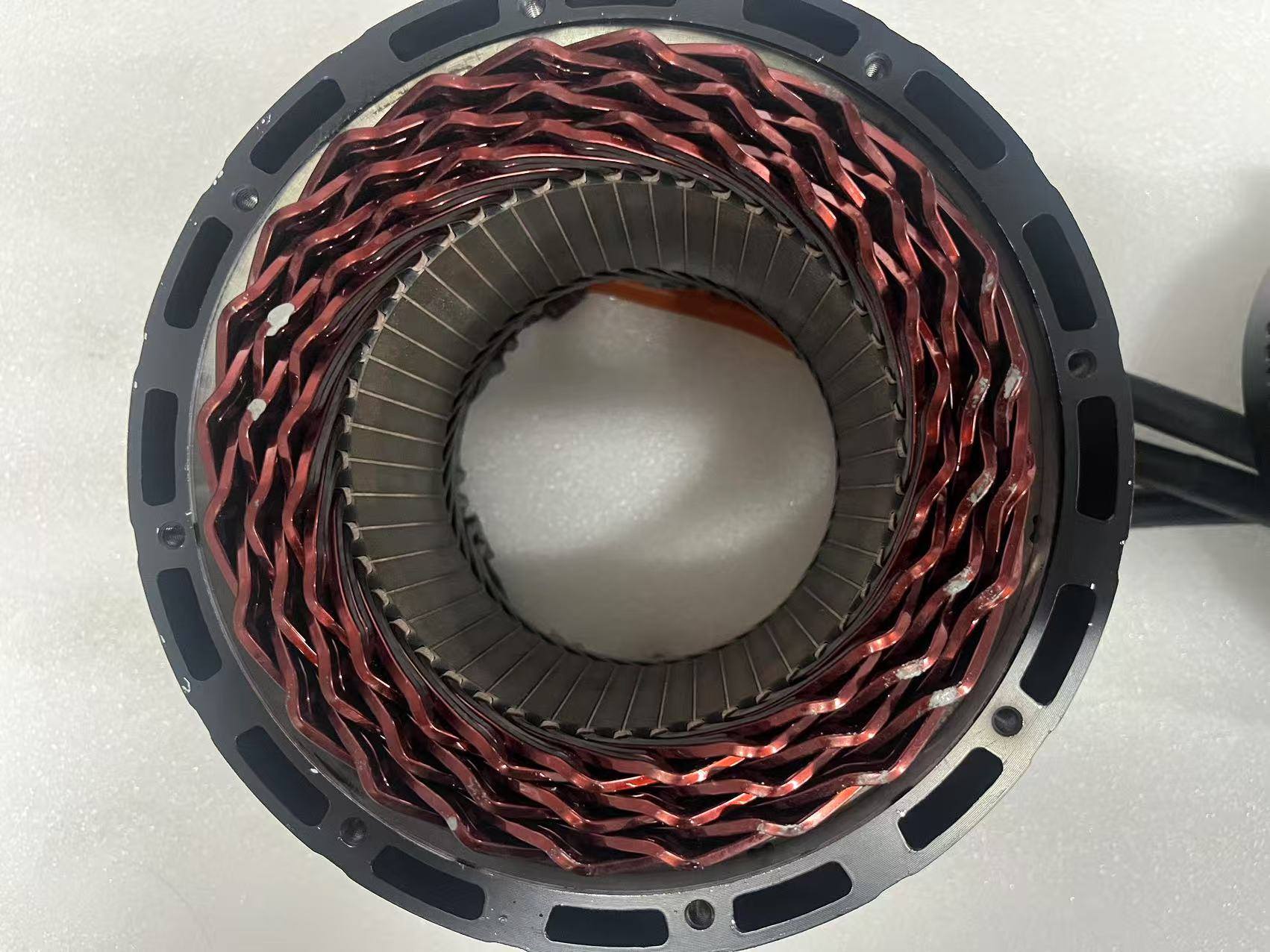 Hairpin motors in electric motorcycles improve performance