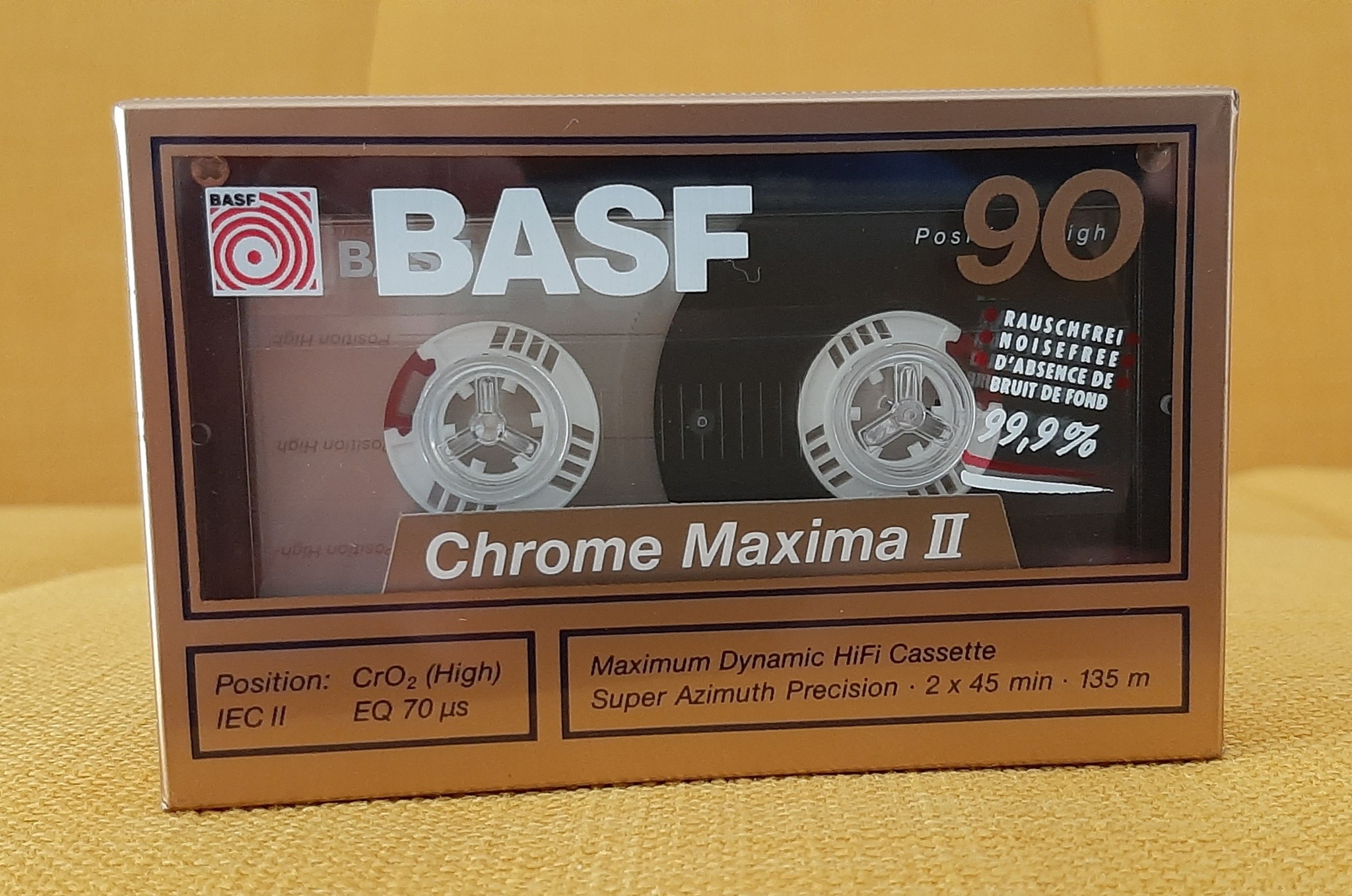BASF Chromdioxid Super II 90 Audio Cassette 1985