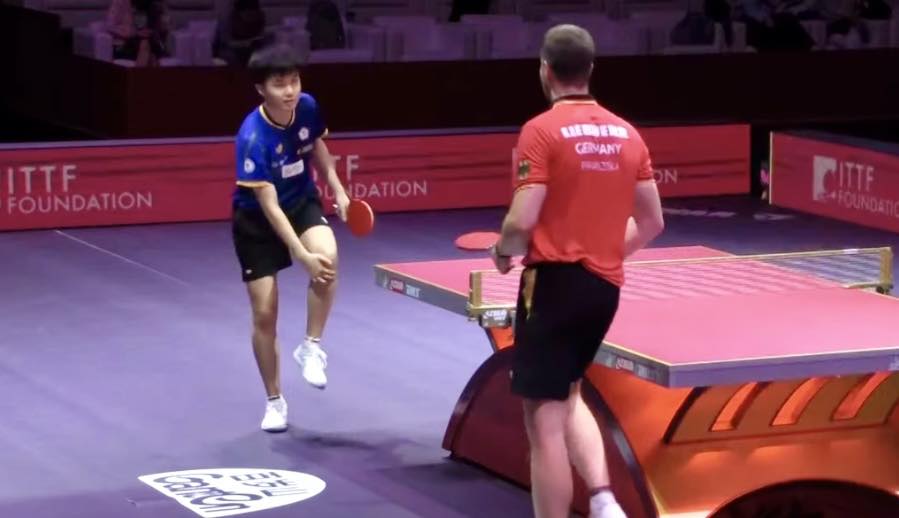 桌球(Table Tennis)愛好者聯盟 | 林昀儒腳好像受傷了⋯⋯⋯明天還要打王楚欽😱 | Facebook