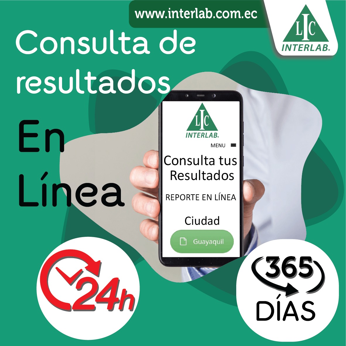 INTERLAB - Consulta tus resultados desde tu casa a través...