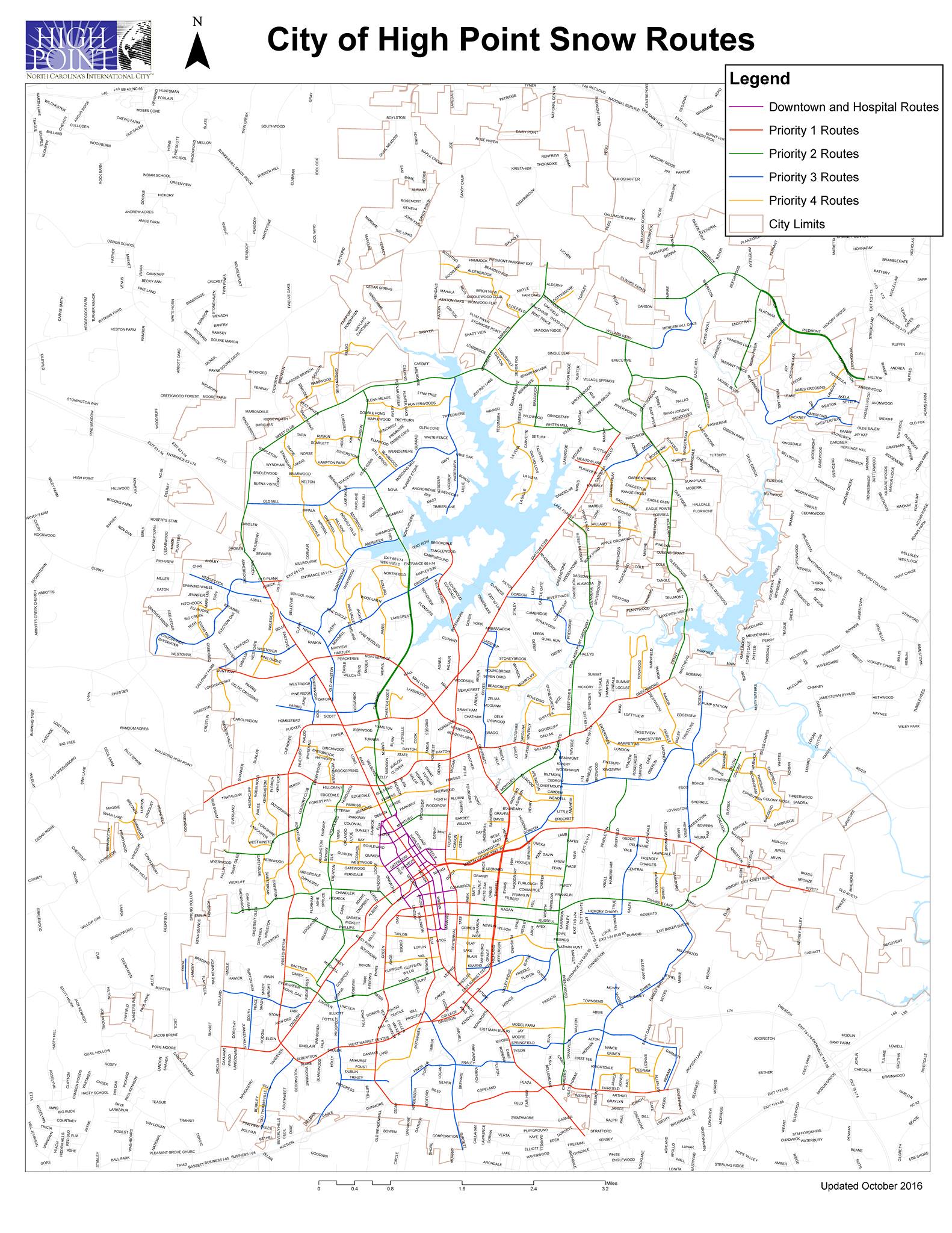 🚜 High Point Snow Routes... - City of High Point Government | Facebook