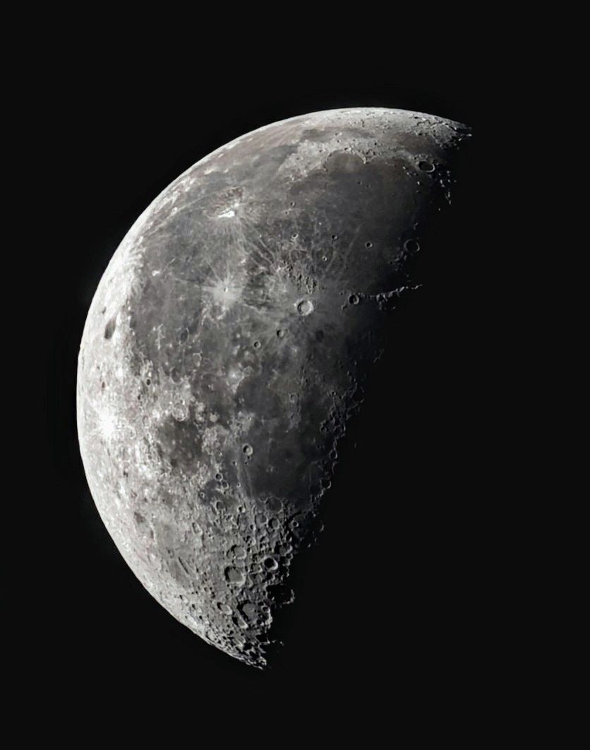 Waning crescent moon experiment with ZWO S50