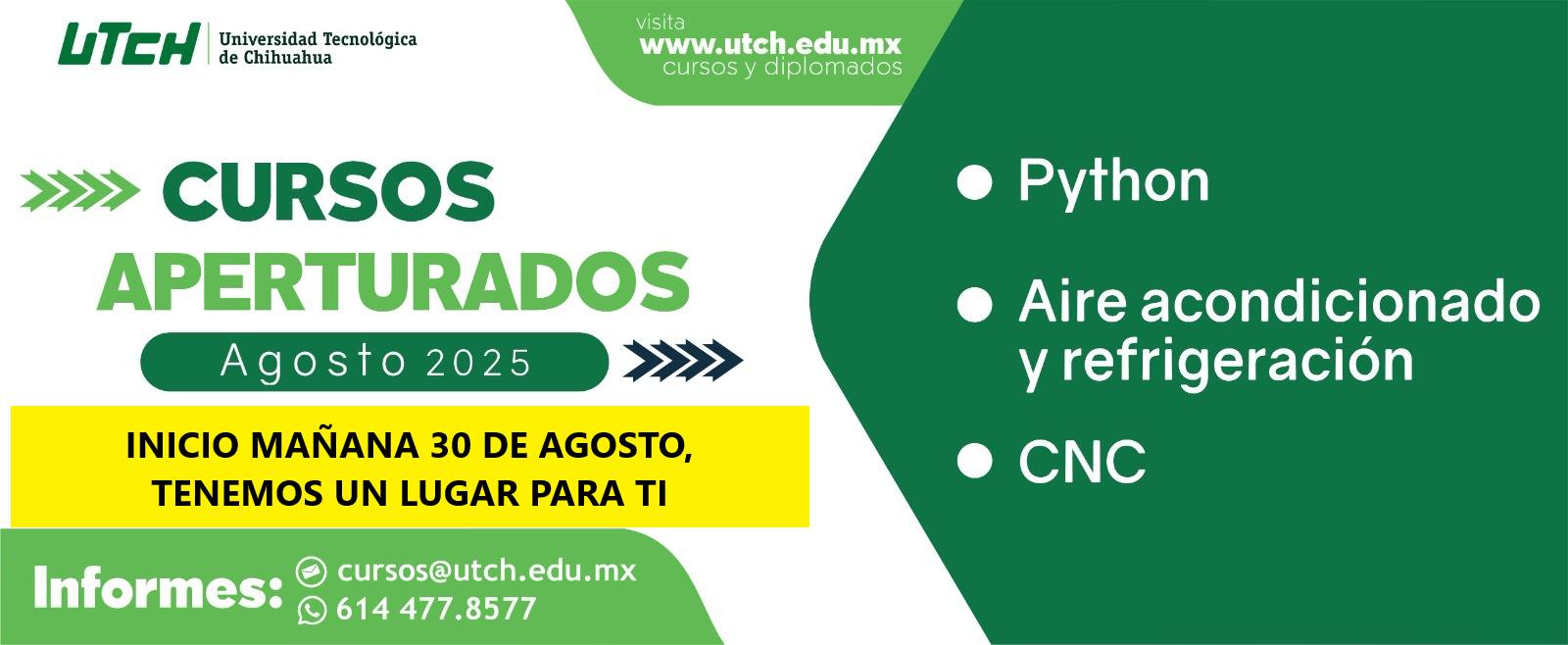 Utch - Tenemos un lugar para ti, cursos de mayor demanda laboral. Estas ...