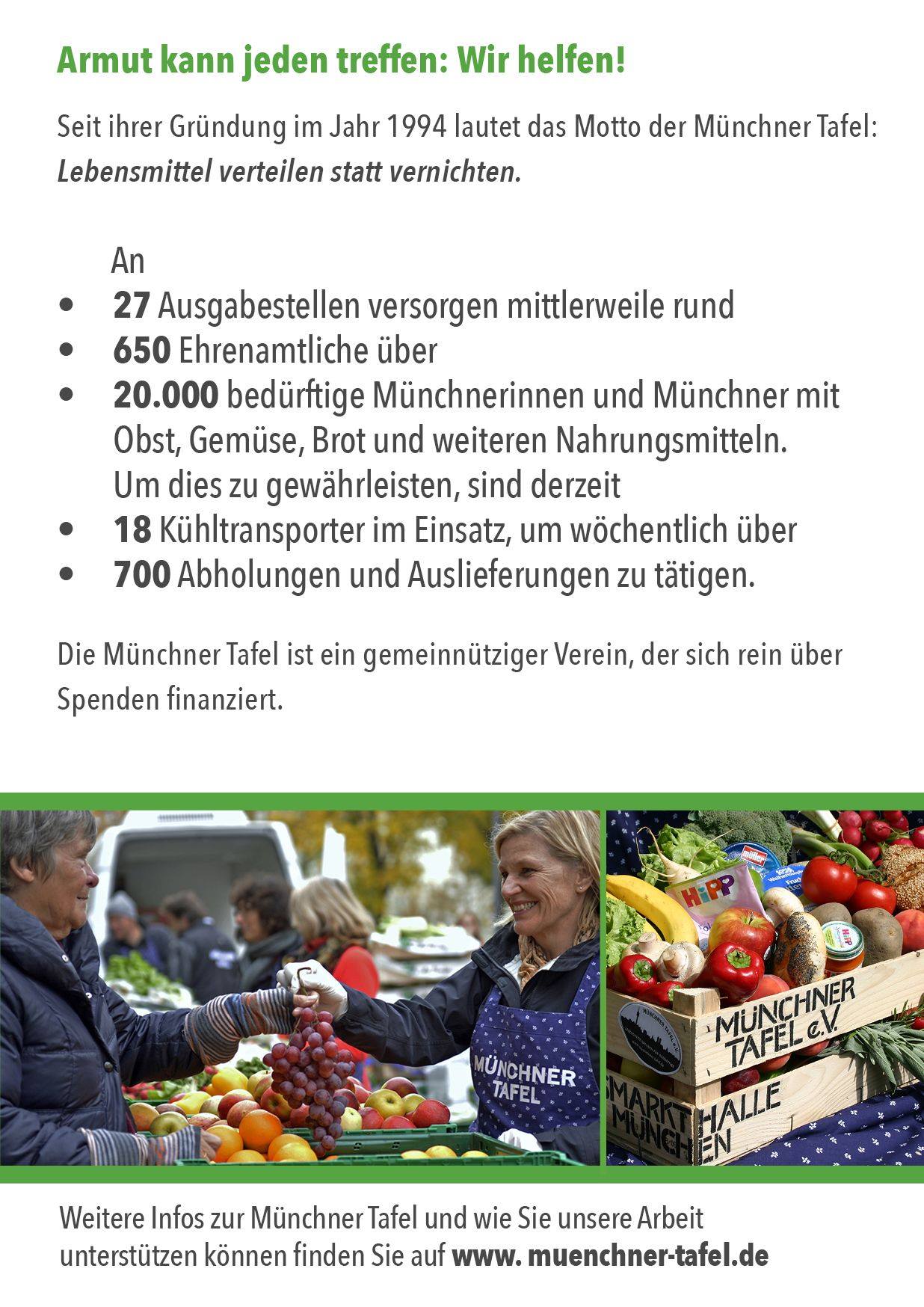 Gastgeber Werden Mit 78 Einen Munchner Tafel E V Facebook