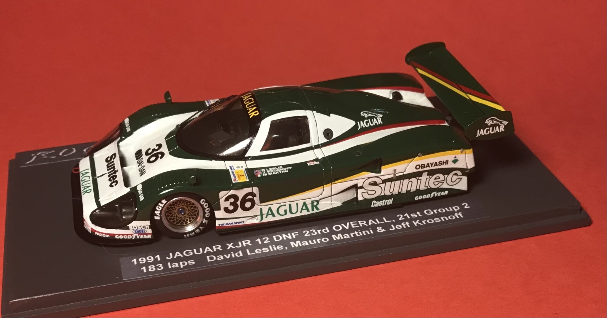1/43 resin kit Provence Moulage* Jaguar XJR9, Silk Cut, Le Mans 1989