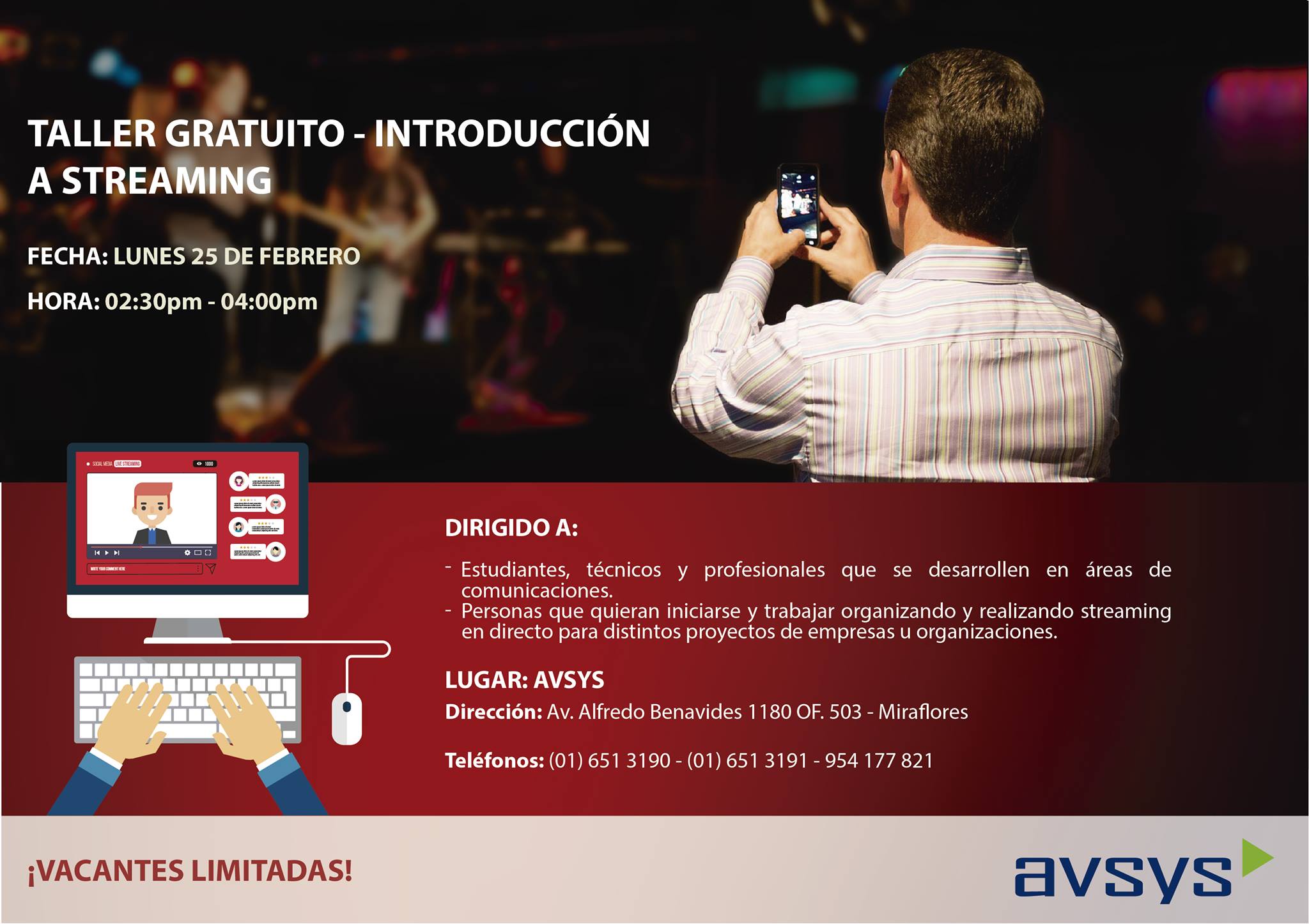¡Avsys Perú te invita... - AVSYS - Advanced Video Systems SAC | Facebook
