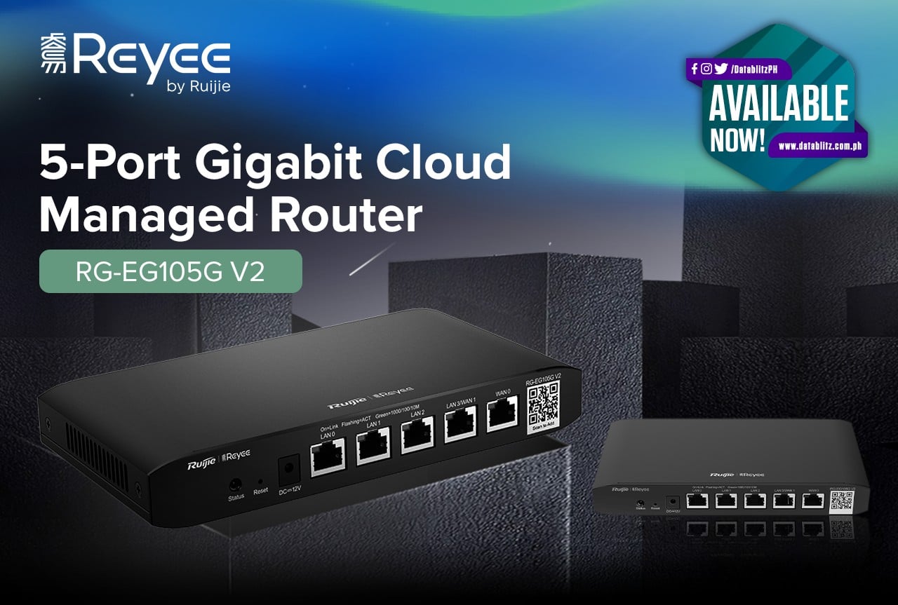 DataBlitz - SMALL BUT POWERFUL! Reyee 5-Port Gigabit Cloud Managed ...