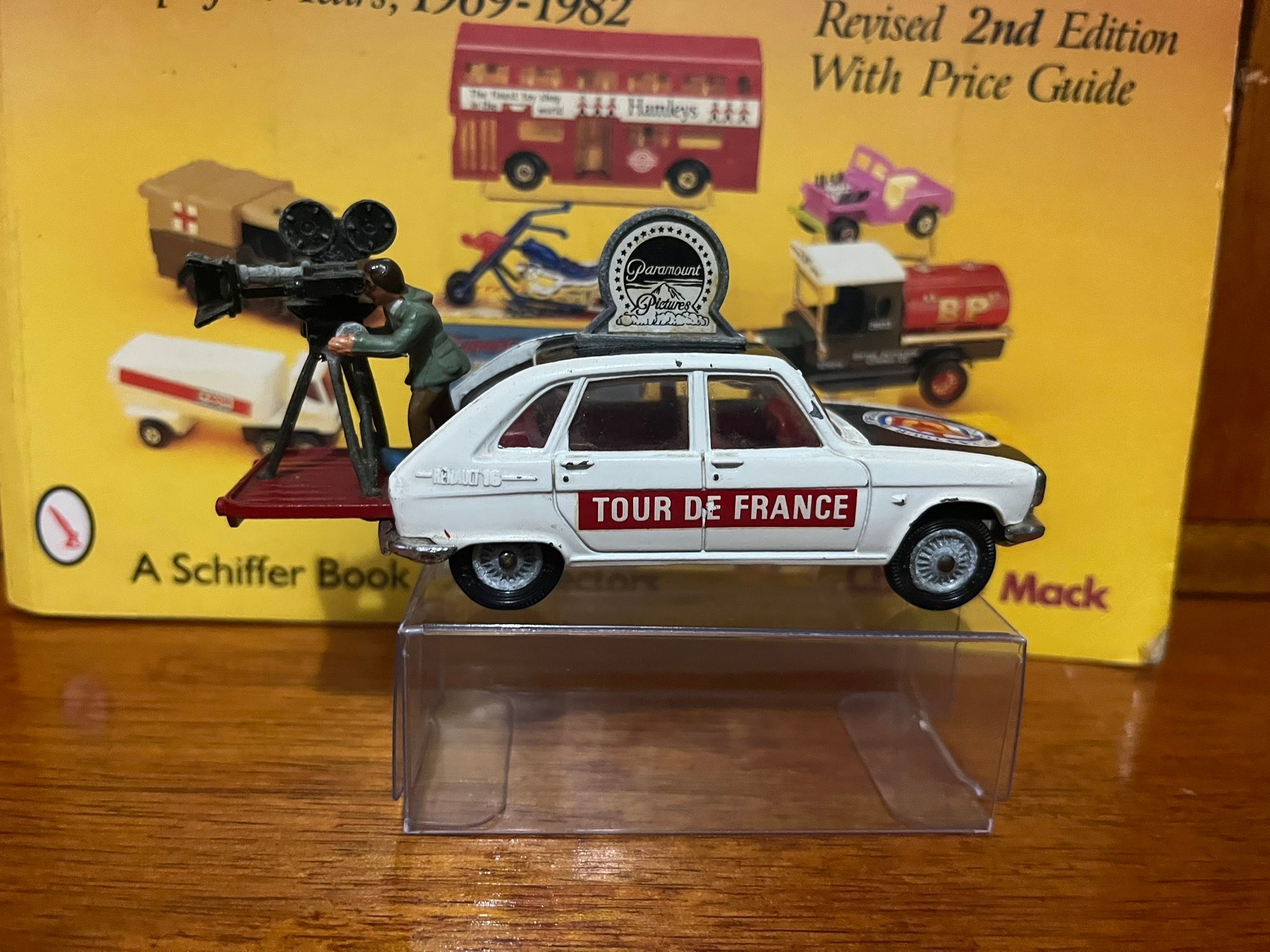 Vintage Corgi Tour de France gift set with Renault 16 and bike