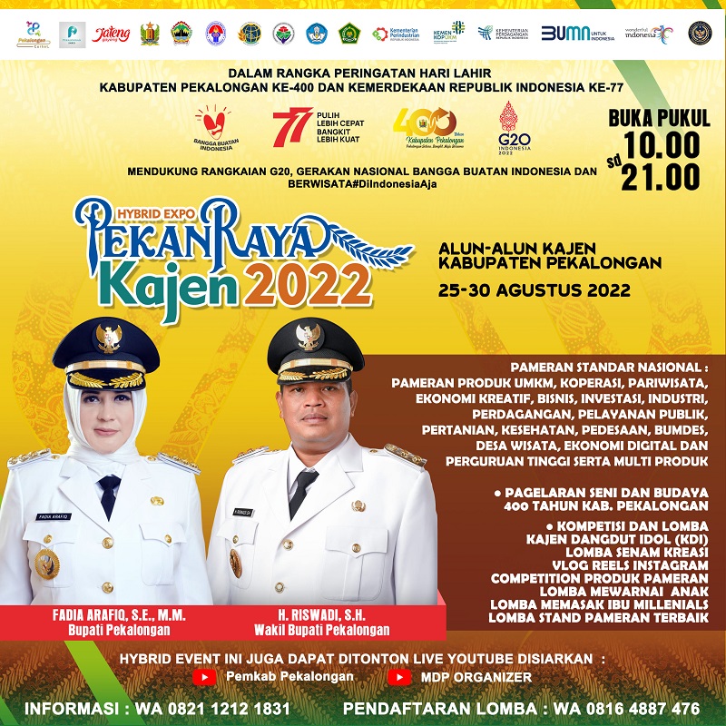 HYBRID EXPO “PEKAN RAYA KAJEN 2022”... - Info Jadwal Event | Facebook