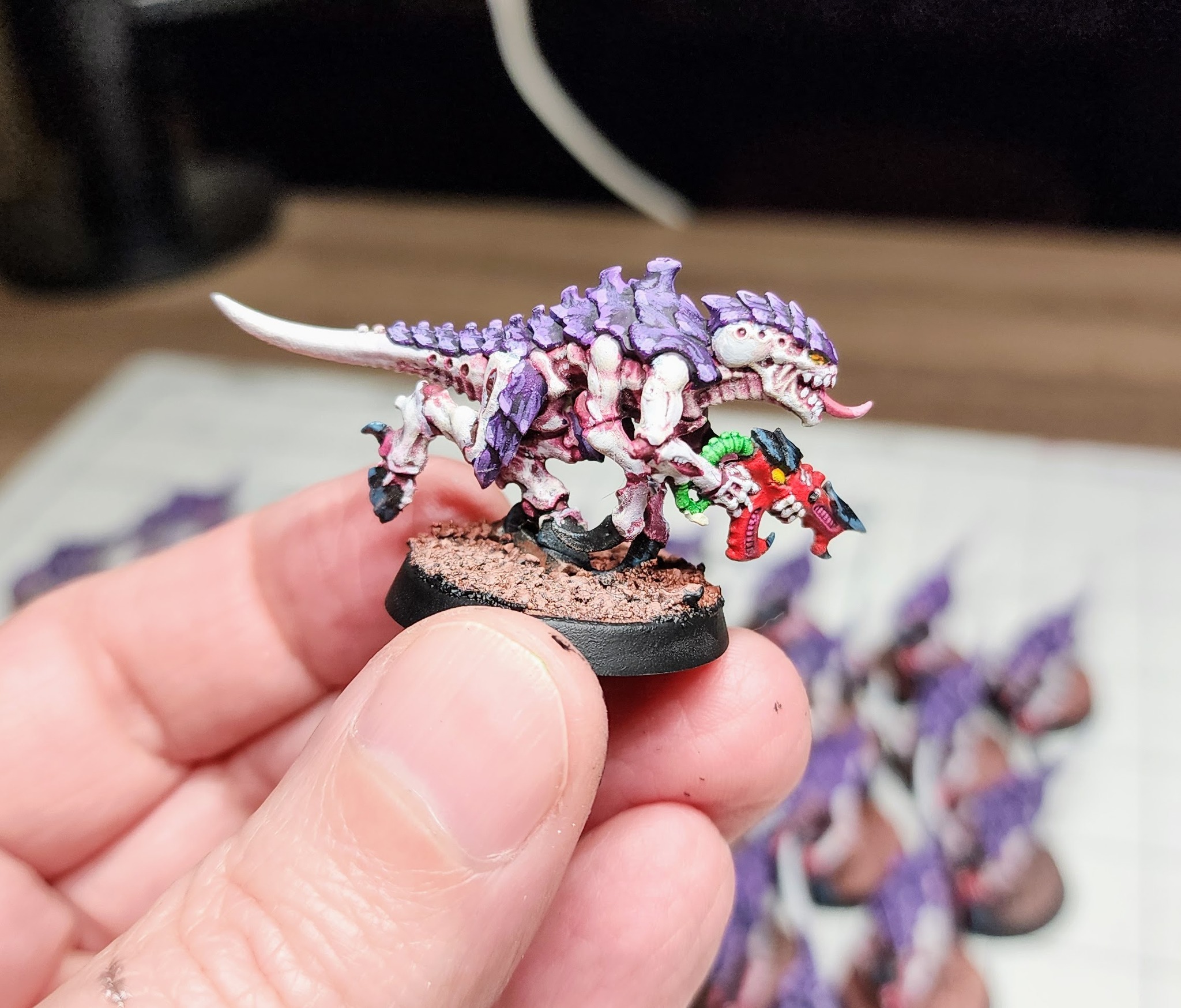 40 Termagants and 5 Ripper Swarms completed. The swarm continues