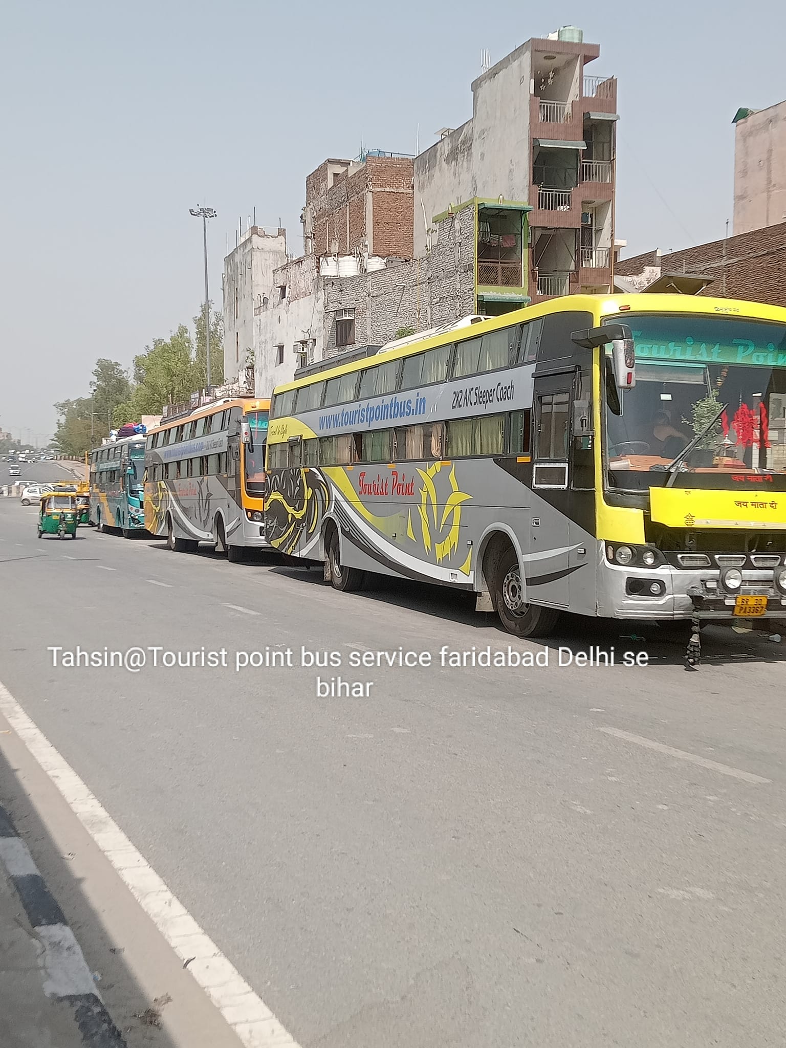 Tourist point bus service delhi Faridabad se bihar Delly bus service ...