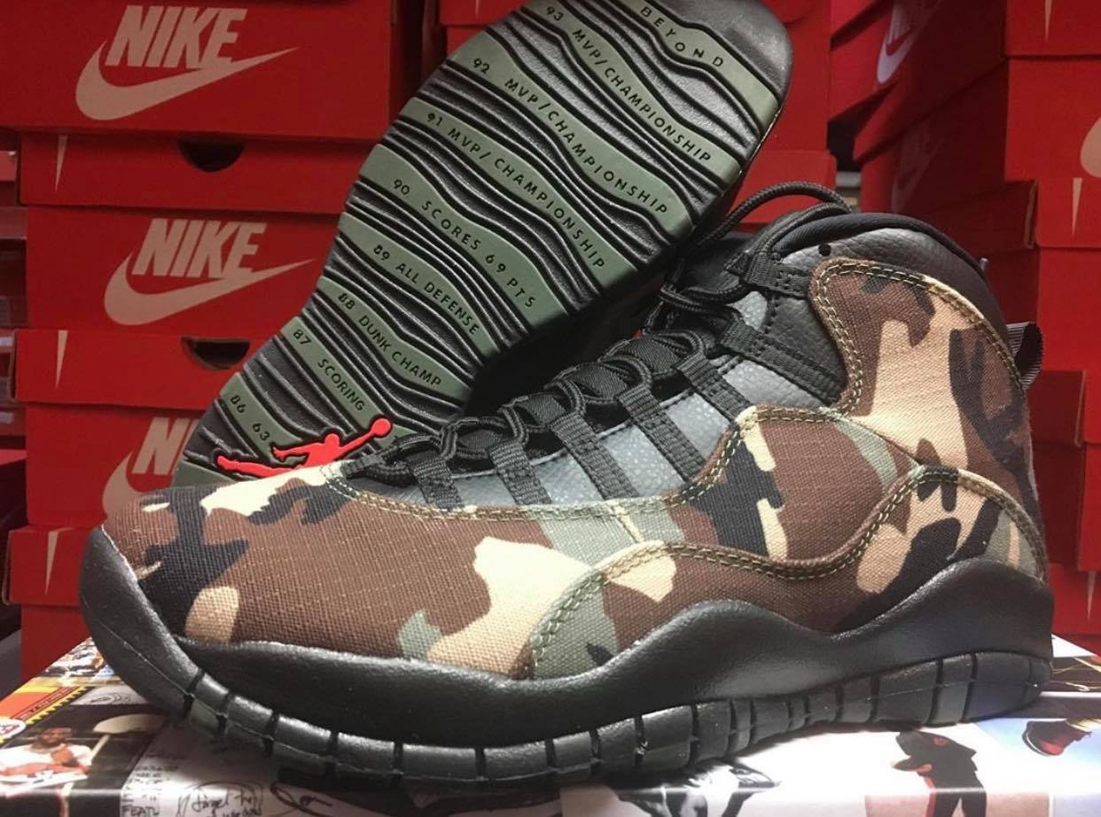 Air Jordan 10 “Woodland Camo”