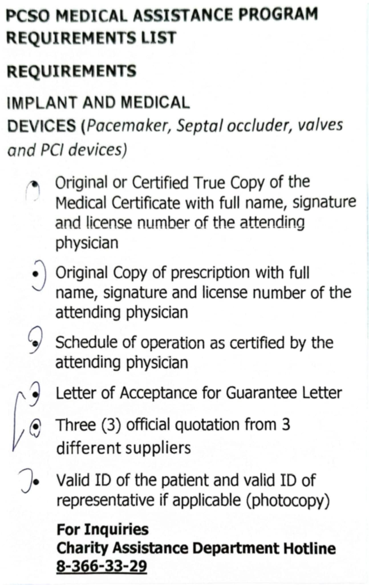 Medical Assistance Group - Philippines | PCSO | Facebook