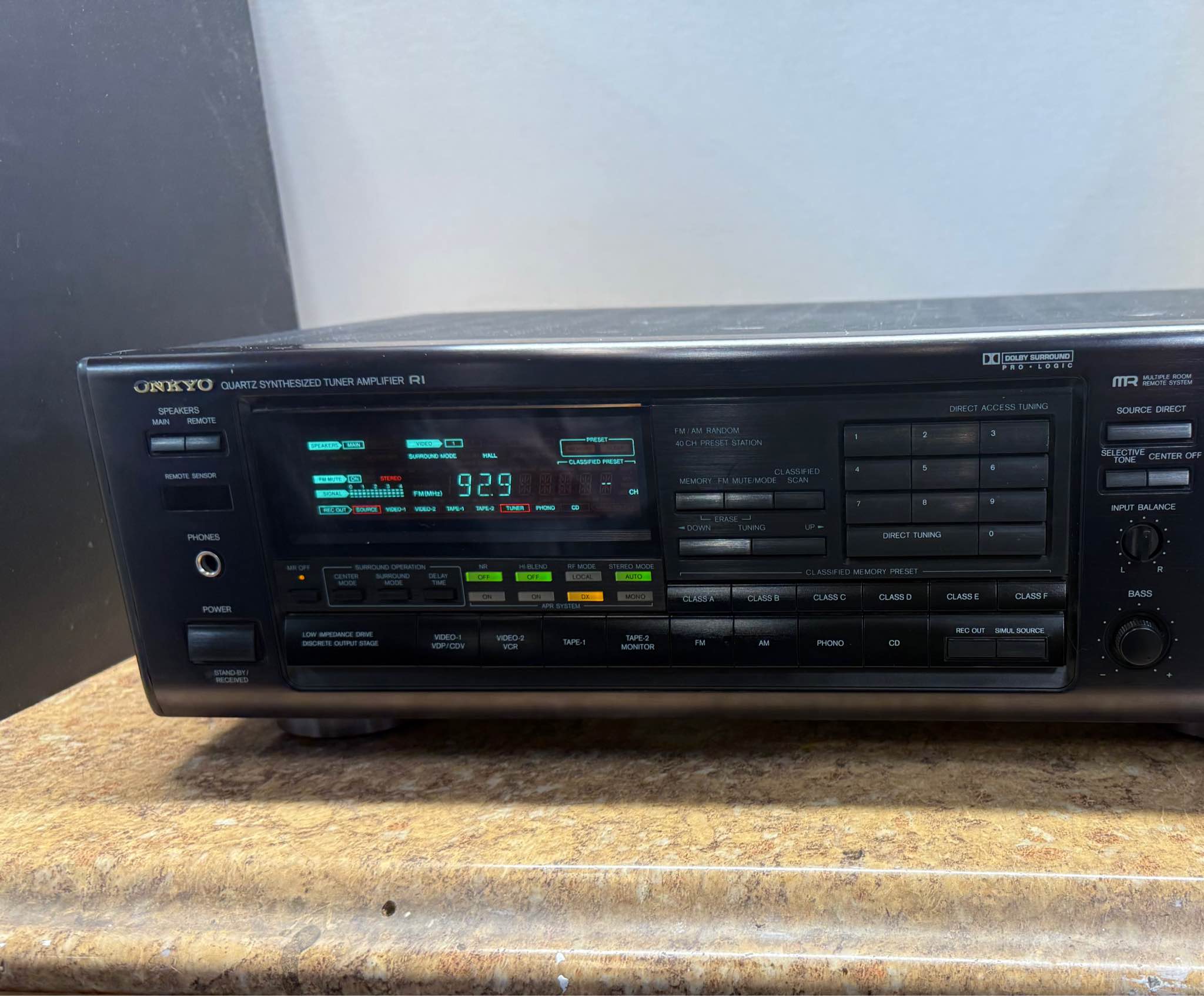 Onkyo TX-906 Specifications The TX-906 is a stereo quartz  display picture 1