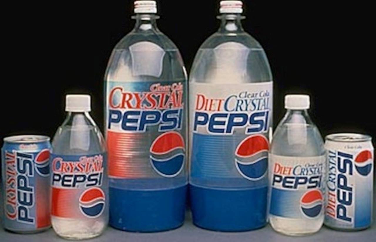 33 years ago today, Crystal Pepsi was launched in test markets
