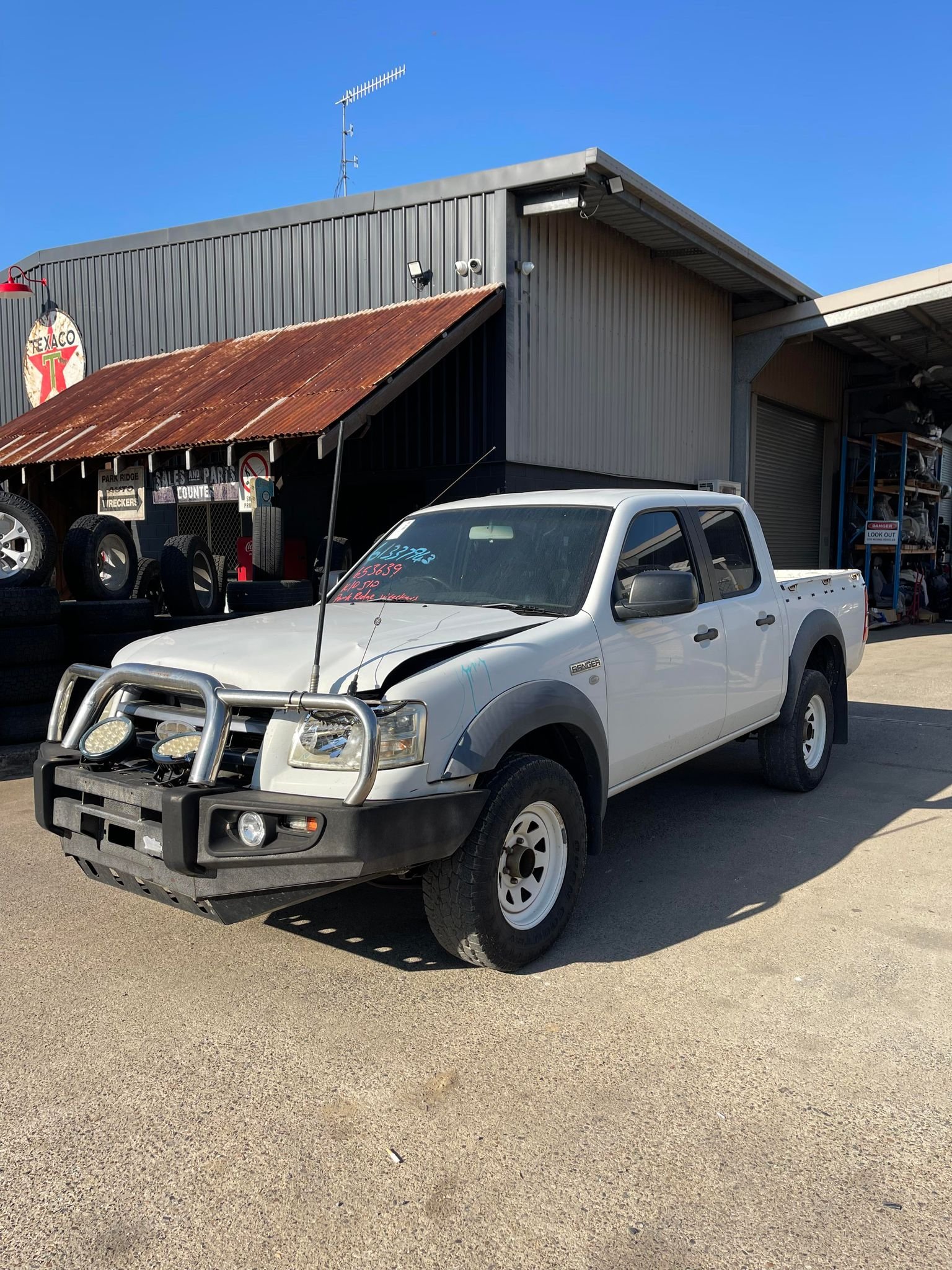 FORD RANGER PJ 2WD MANUAL XLT UN 2008 DUAL CAB WHITE 3.0L WEAT T/DIESEL ...