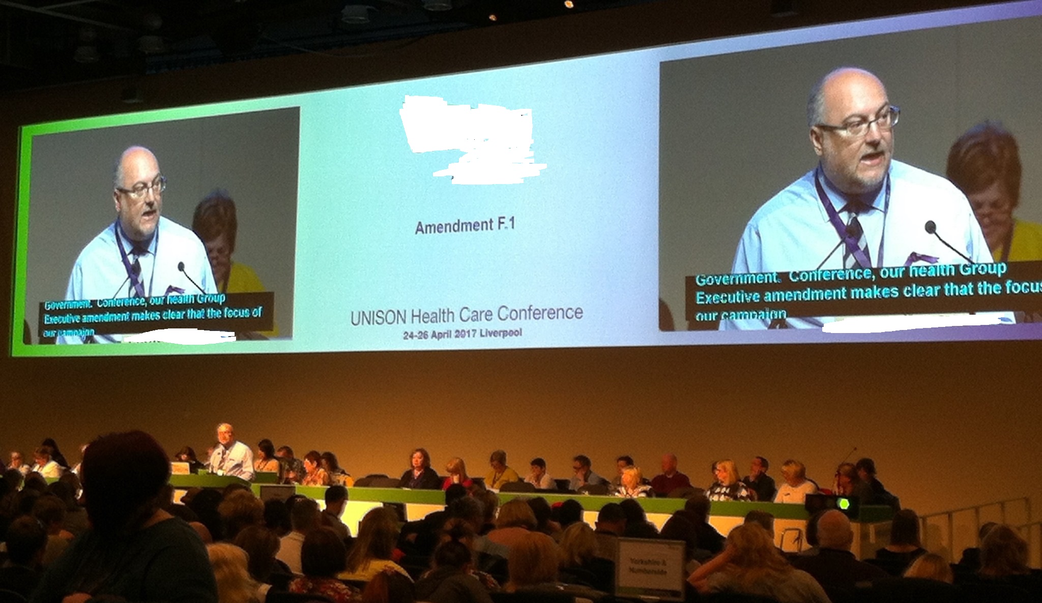 Mark Wareham for the Unison NEC
