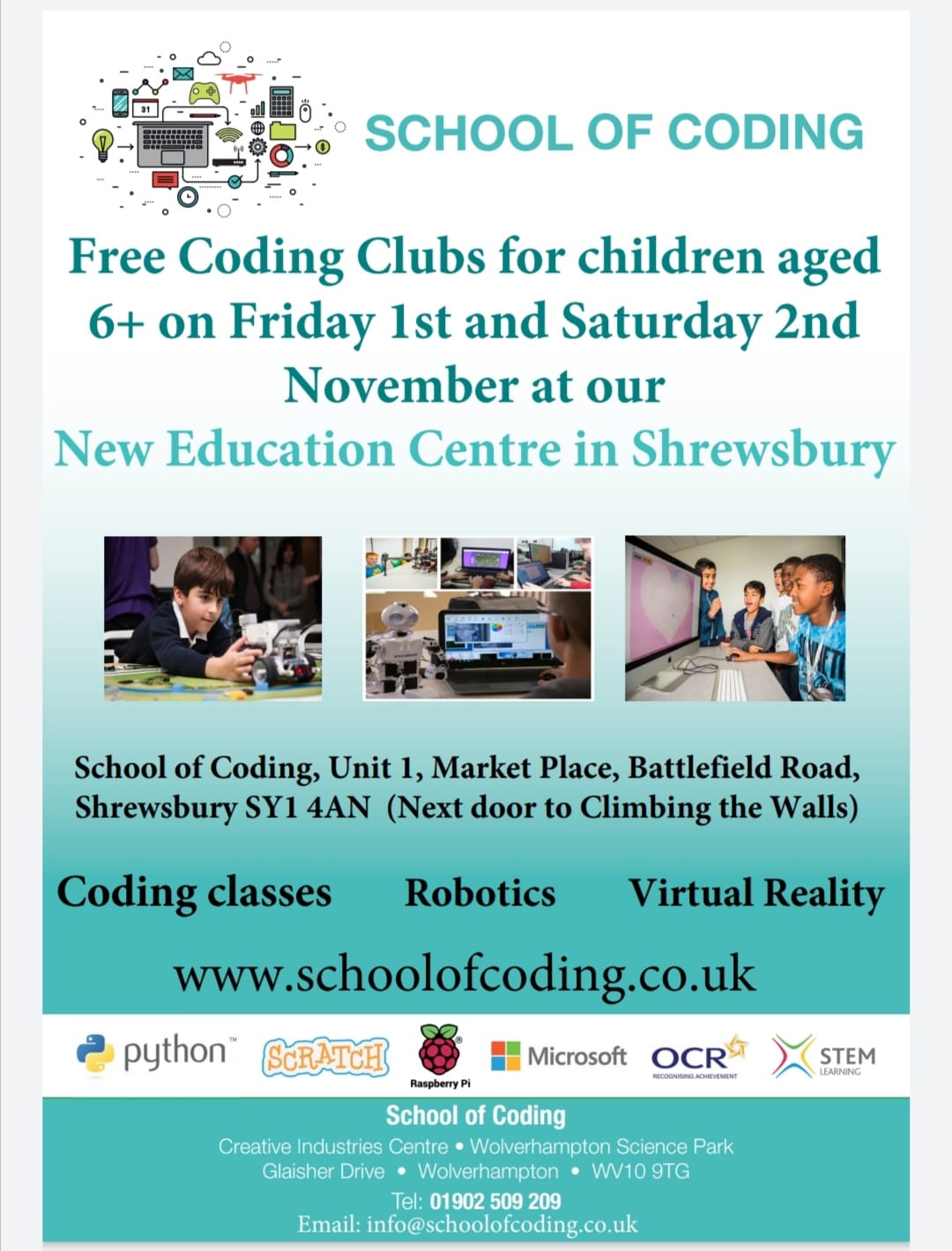 We are happy to announce our new... - School of Coding | Facebook