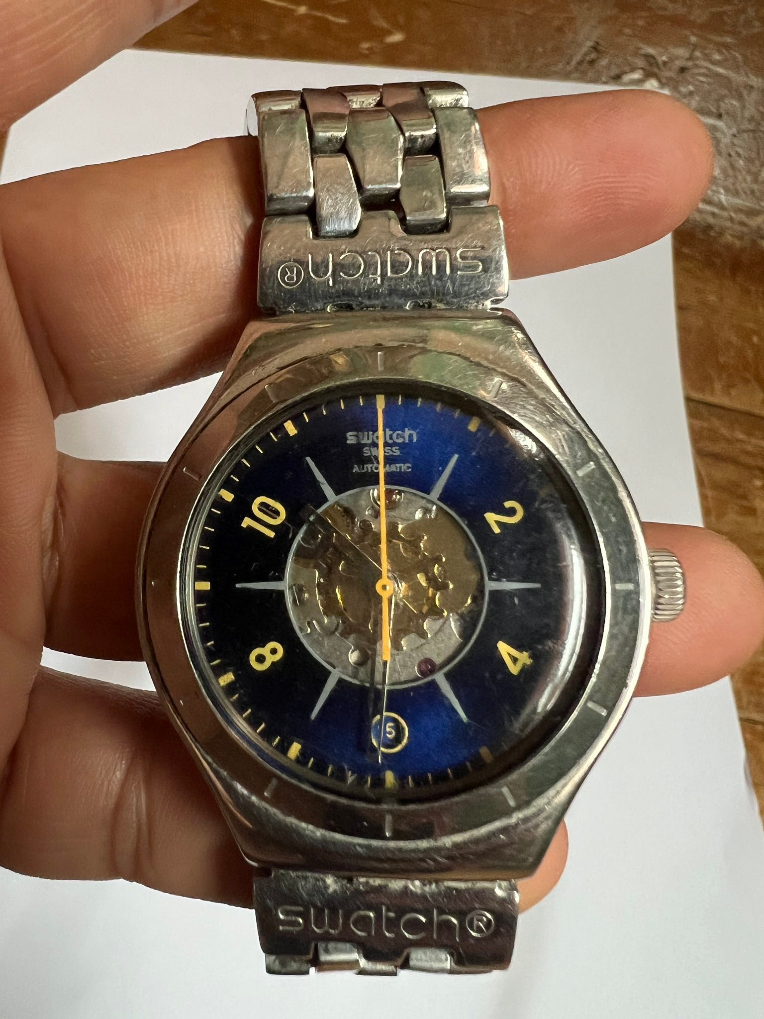 Swatch Irony Automaic Mid day Sun YAS409G Name your price
