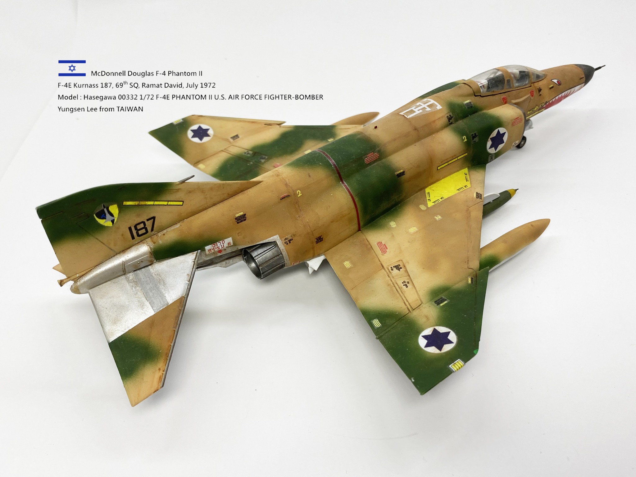 McDonnell Douglas F-4 Phantom II** **F-4E Kurnass 187, 69th SQ