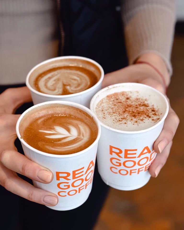 Compass Coffee 🎃🍫🍁Fall Menu line up Pumpkin Chai,...