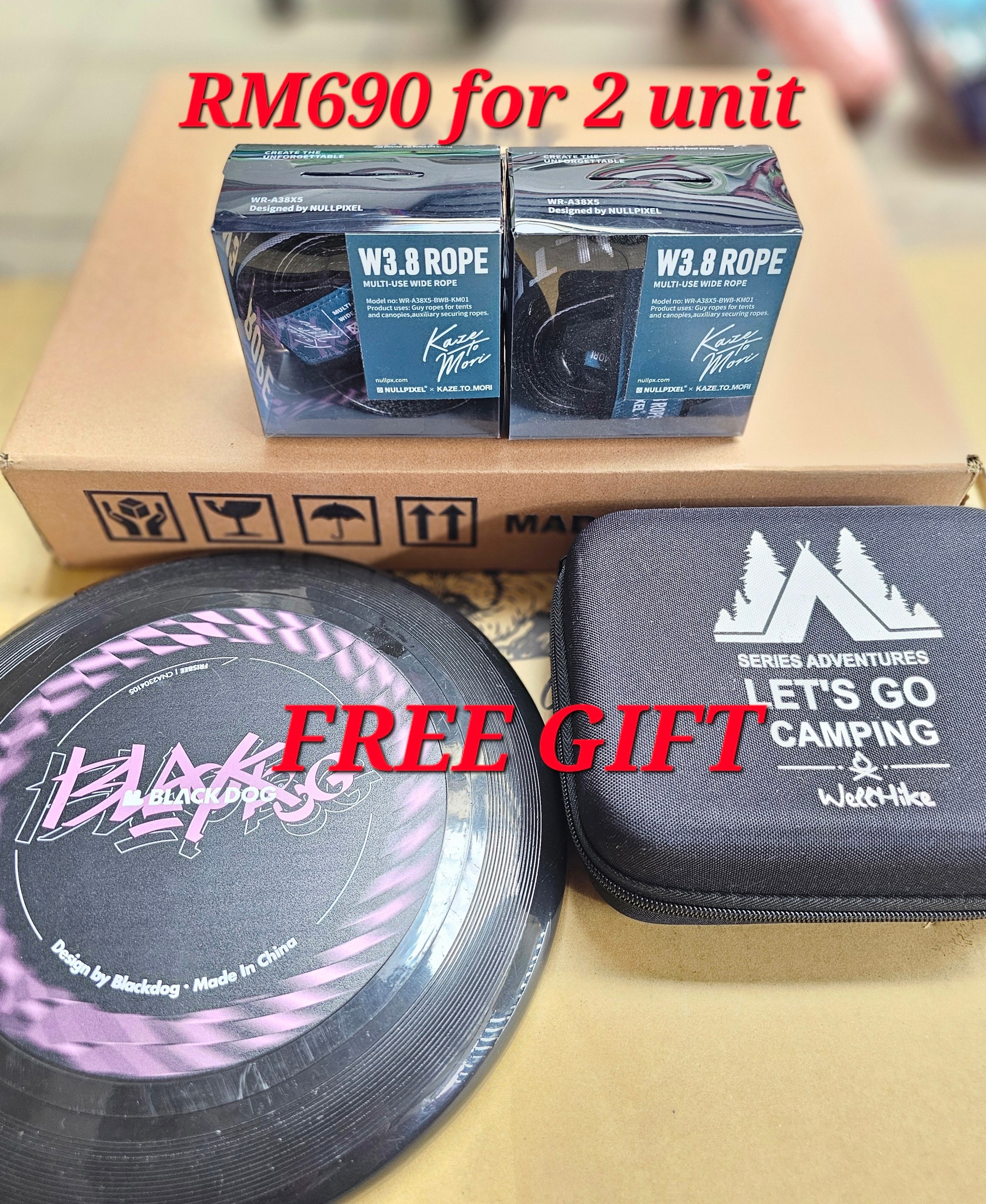 テント・タープ Kaze to Mori W3.8 ROPE アウトドア Kaze to Mori W3.8 ROPE