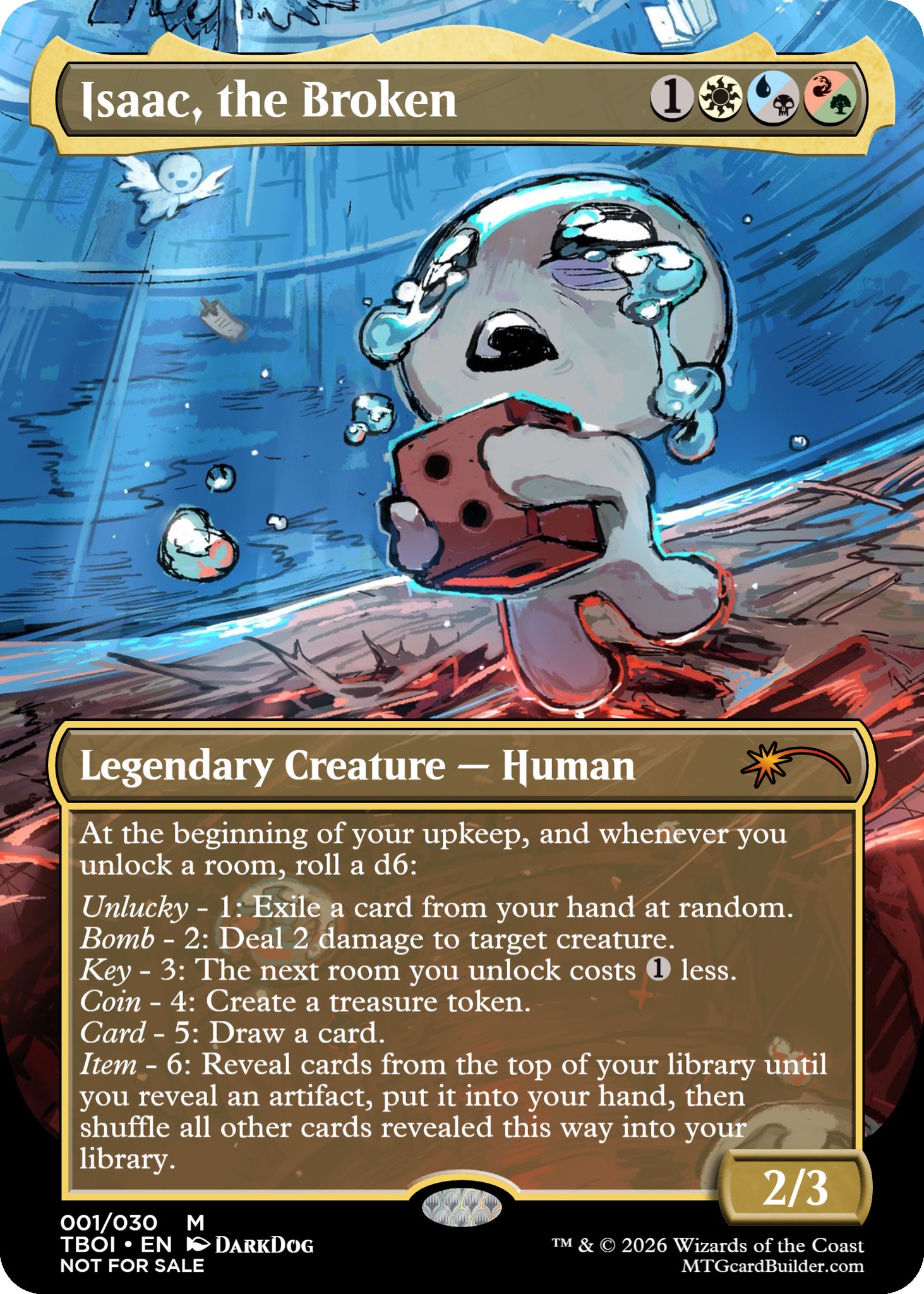 what does the magician card do in binding of isaac Tarot Deck MTG x The Binding of