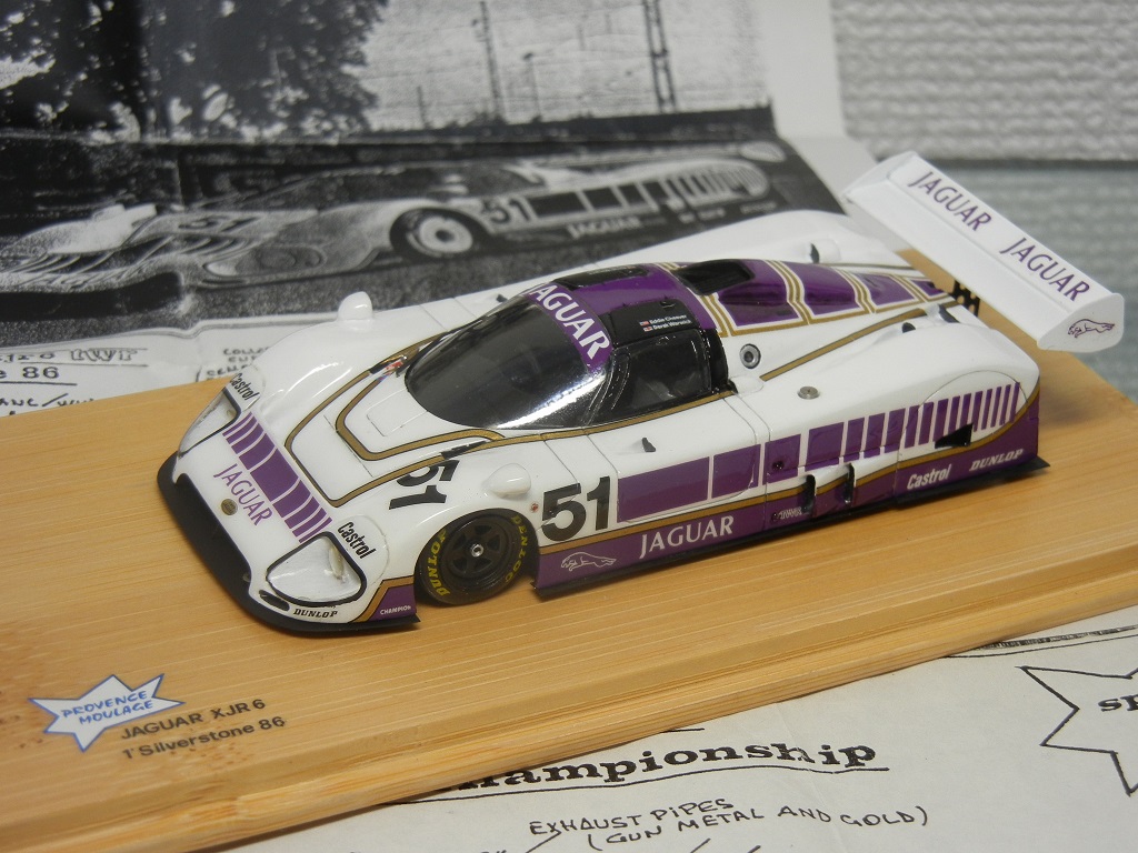 1/43 resin kit Provence Moulage* Jaguar XJR9, Silk Cut, Le Mans 1989