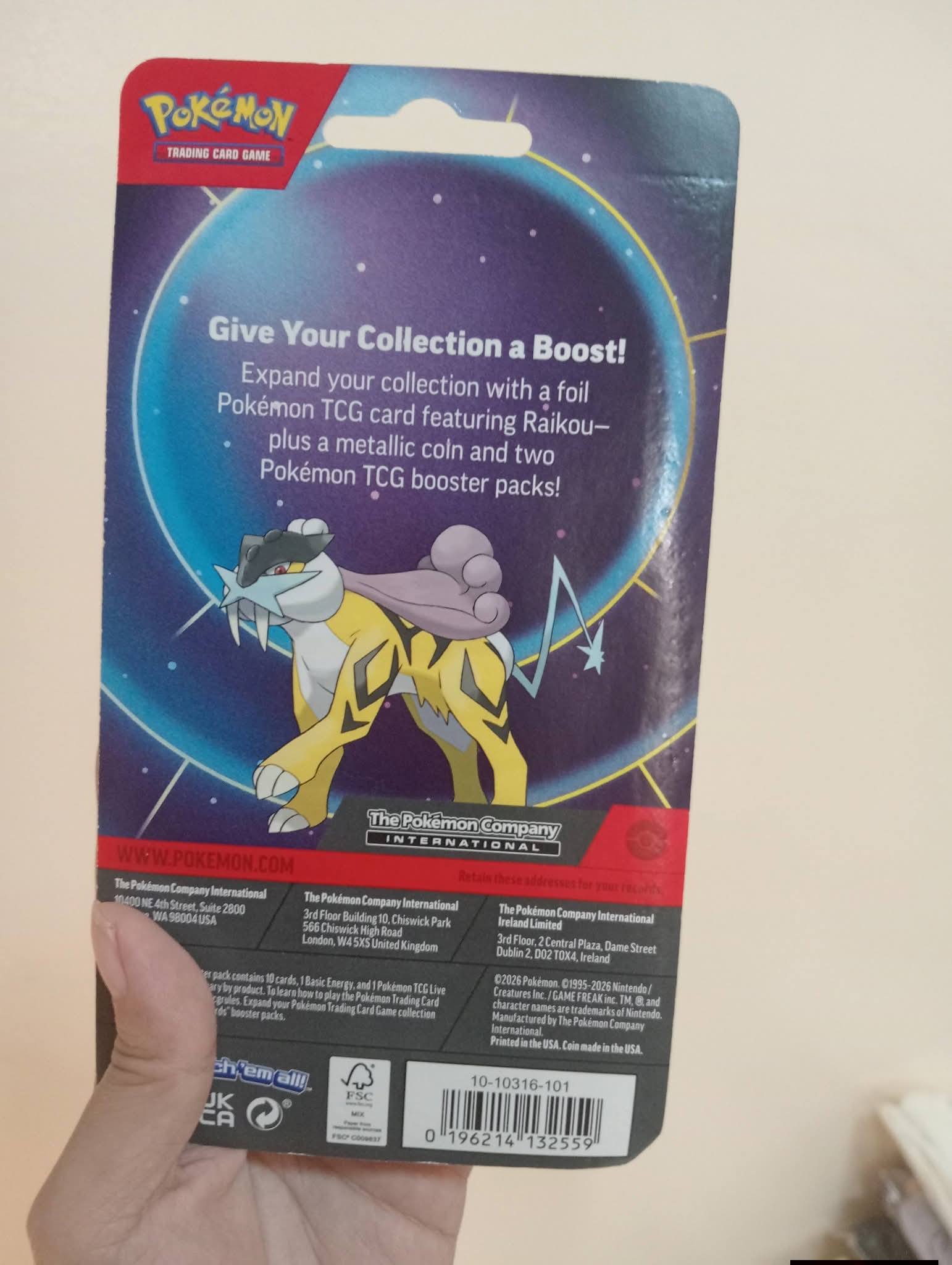 Pokemon TCG: 2-Pack Blister (Raikou) is coming in January 2026