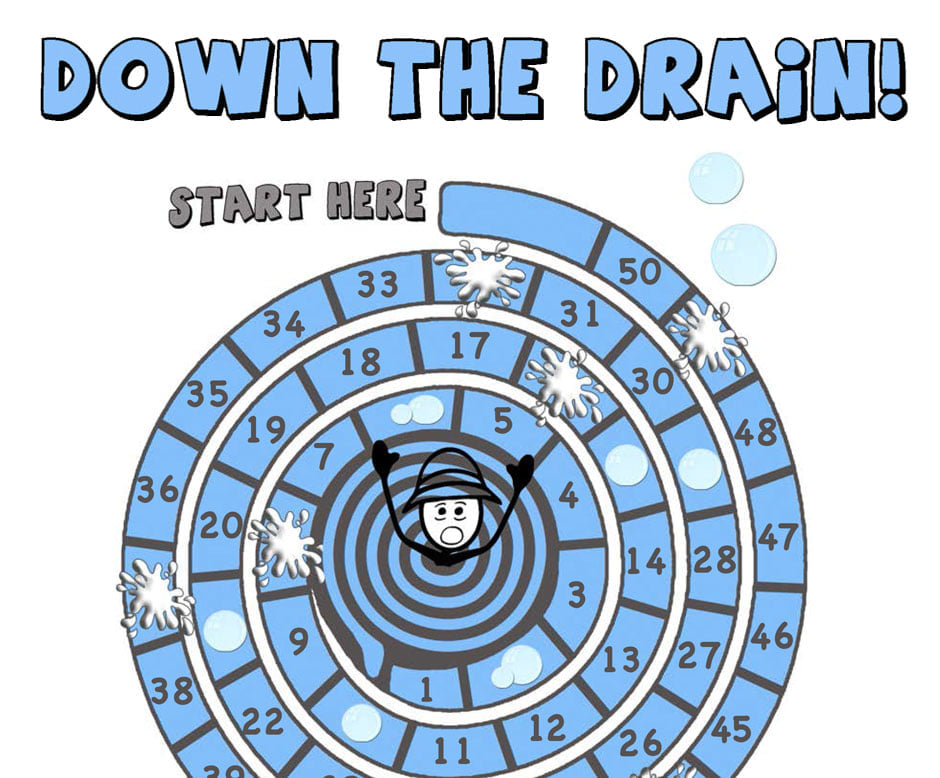 Expert Primary Maths Teaching | Down the Drain is a free fun game to ...