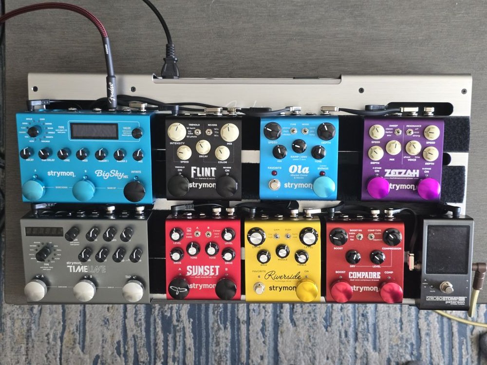 Upgraded to Strymon MX and Timeline on my board
