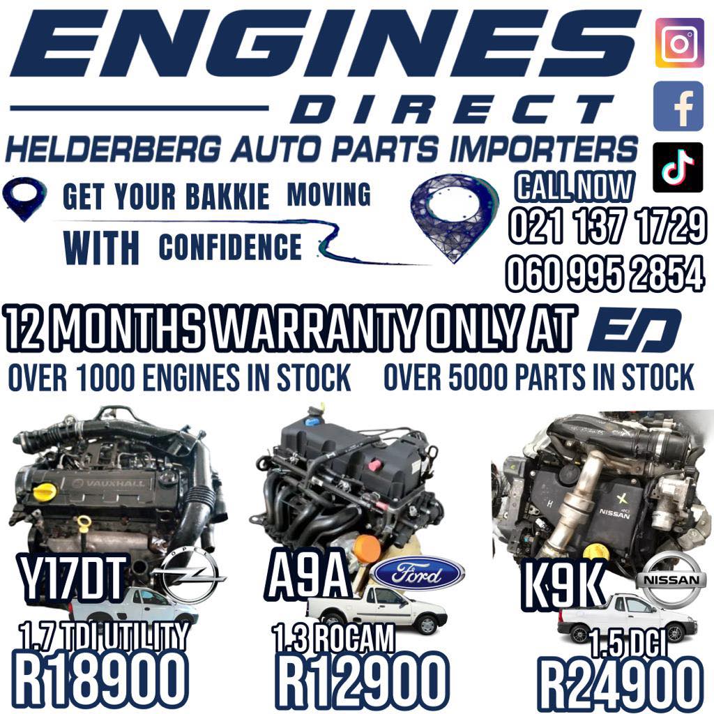 Engines - Used low mileage import Bakkie Engines available at Engines ...