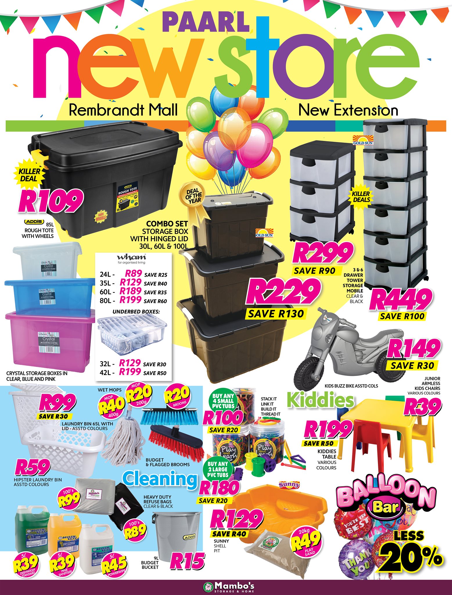 Find incredible specials at our... - Mambo's Storage & Home | Facebook