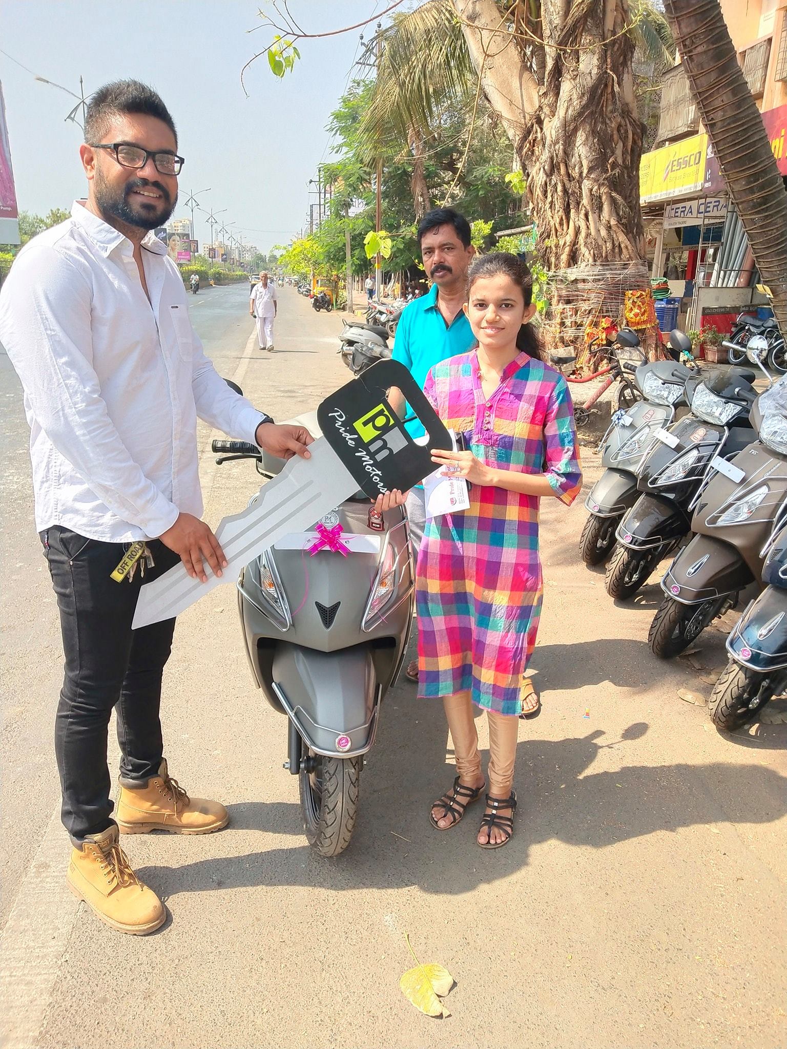 Pride Motors - Congratulations !!! Mrs.KANCHAN RAUT for...