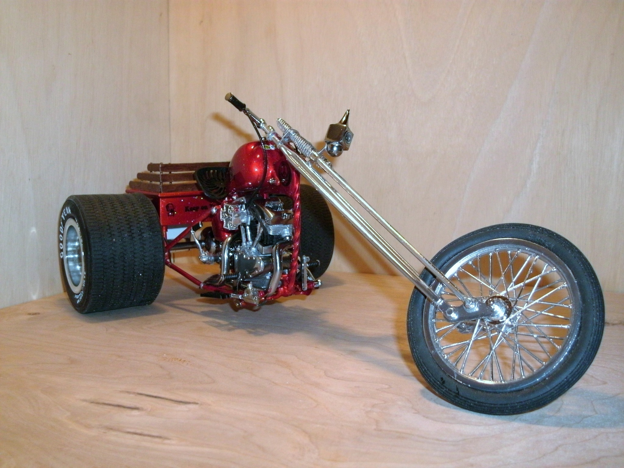 Six Million Dollar Man Evil Rider model motorcycle kit review