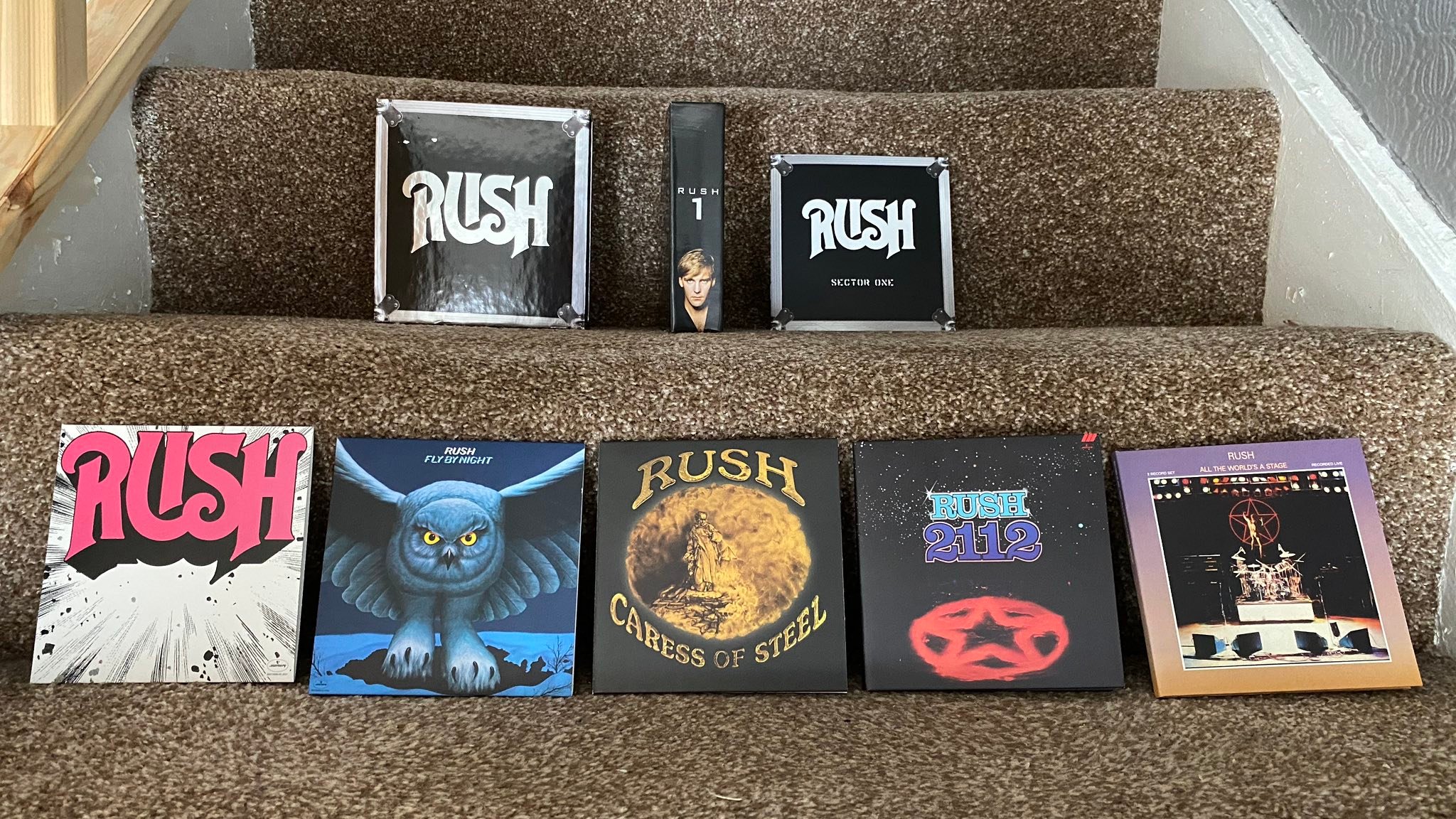 Rush fan shares collection of Sector CD box sets