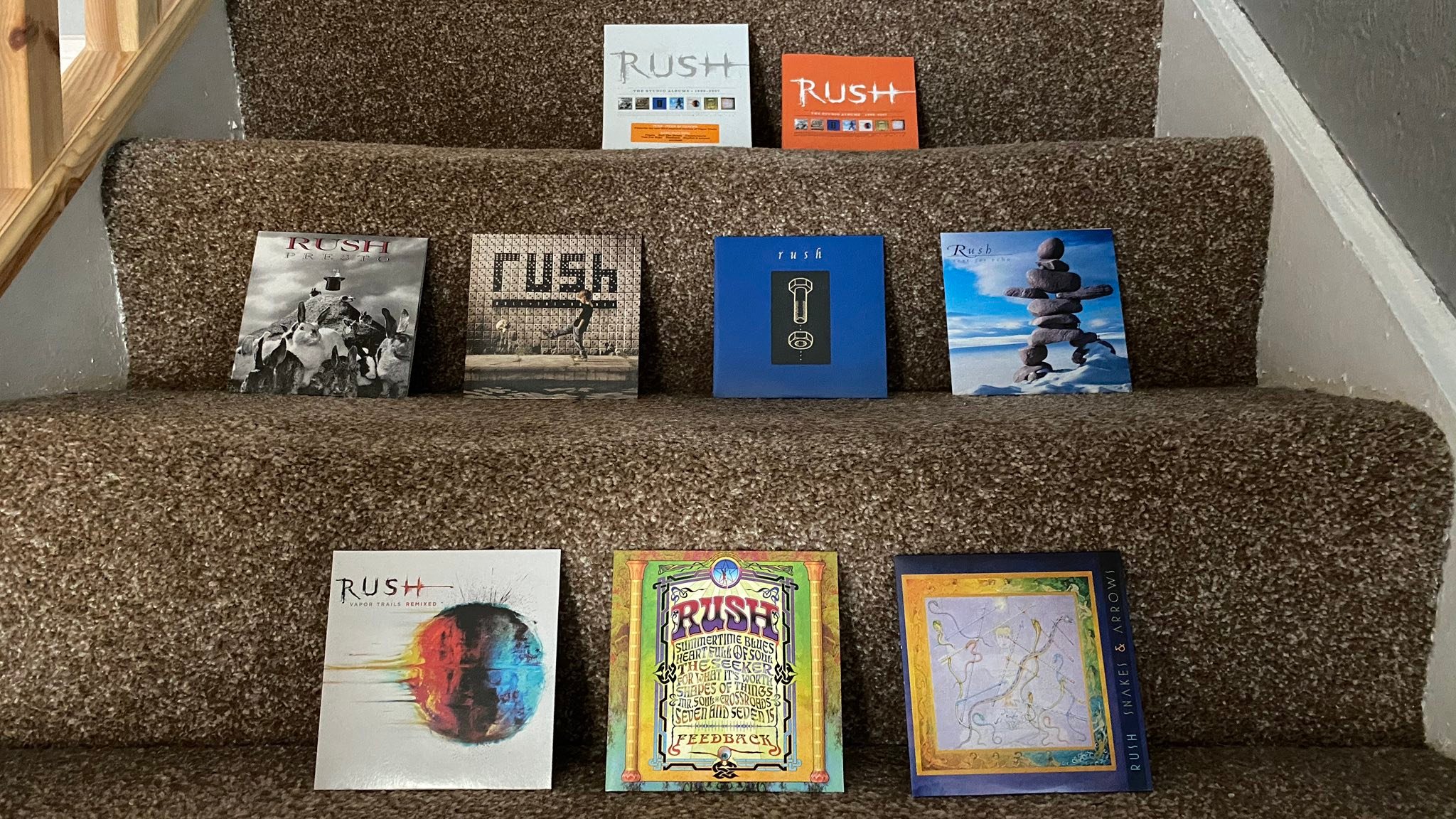 Rush fan shares collection of Sector CD box sets