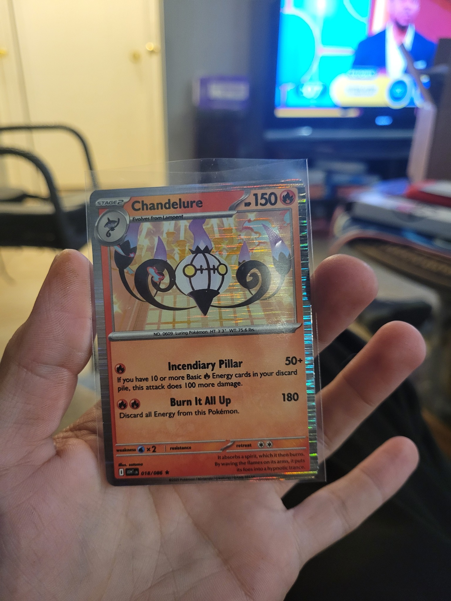 What is the cause of double printing on a Pokemon card?