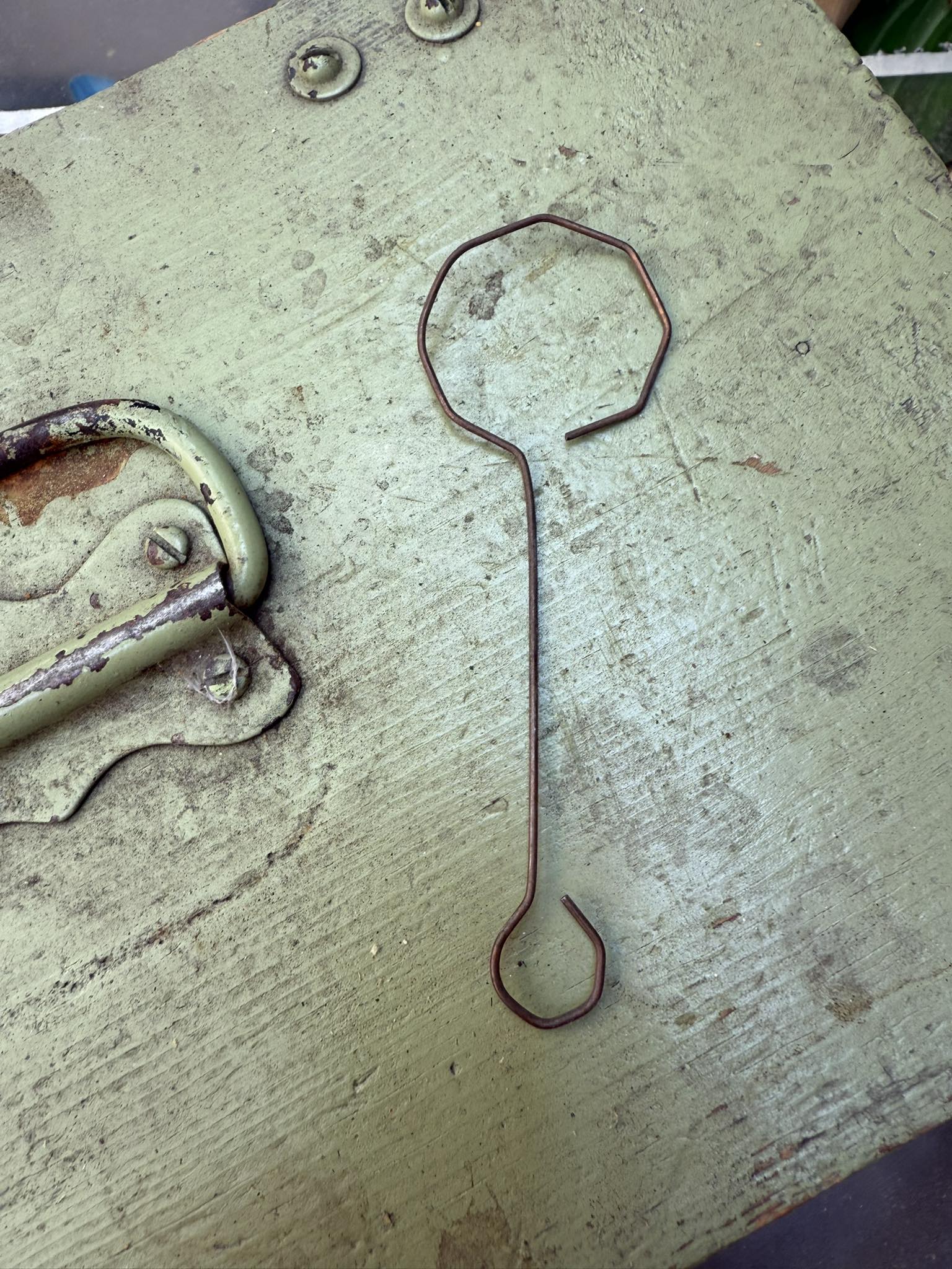 Vintage bubble blower made with thread spool and ivory soap
