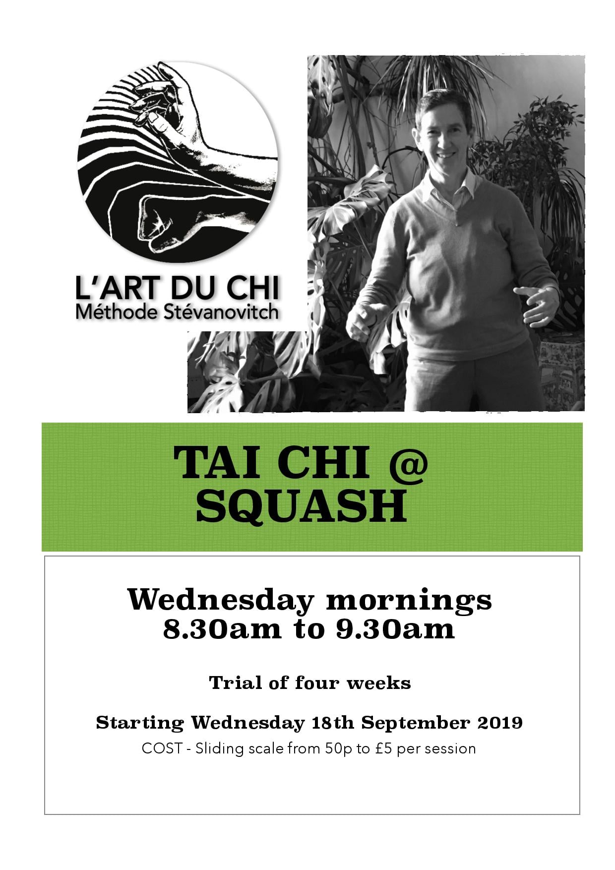 Early bird Tai Chi tomorrow at Squash... - Squash Liverpool | Facebook