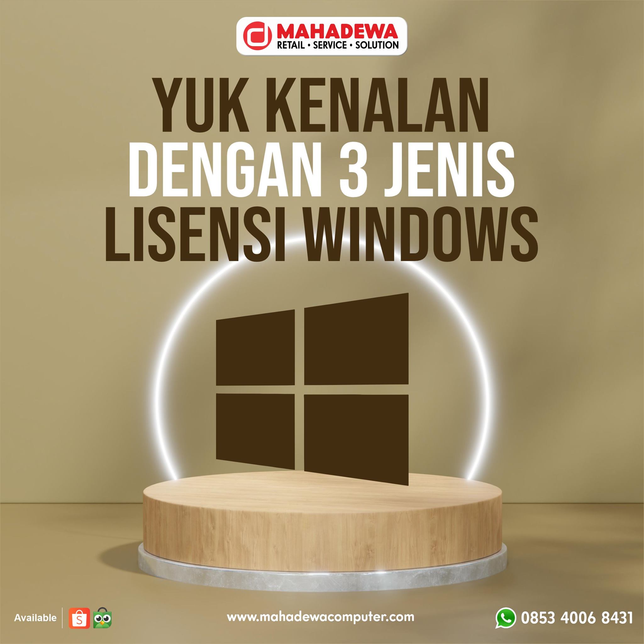 Windows kalian apa, sobat mahadewa?... - Mahadewa Computer