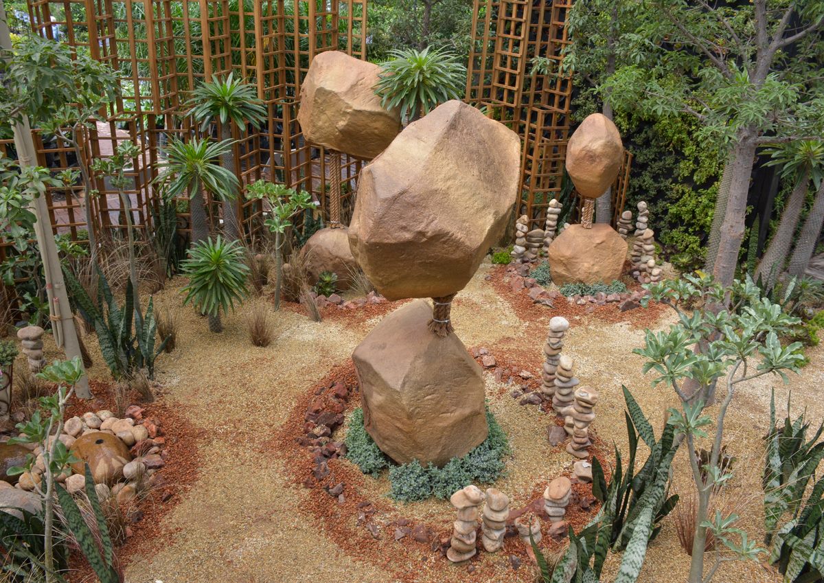 The ALPINE ROCKS Garden is a real other worldly space where a moonscape ...
