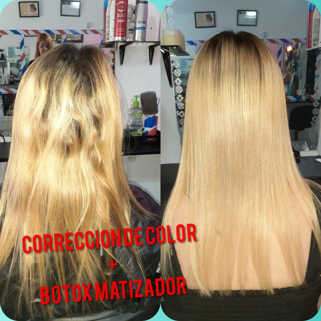 Correción de color + Botox... - Salon Carina Y Staff Unisex