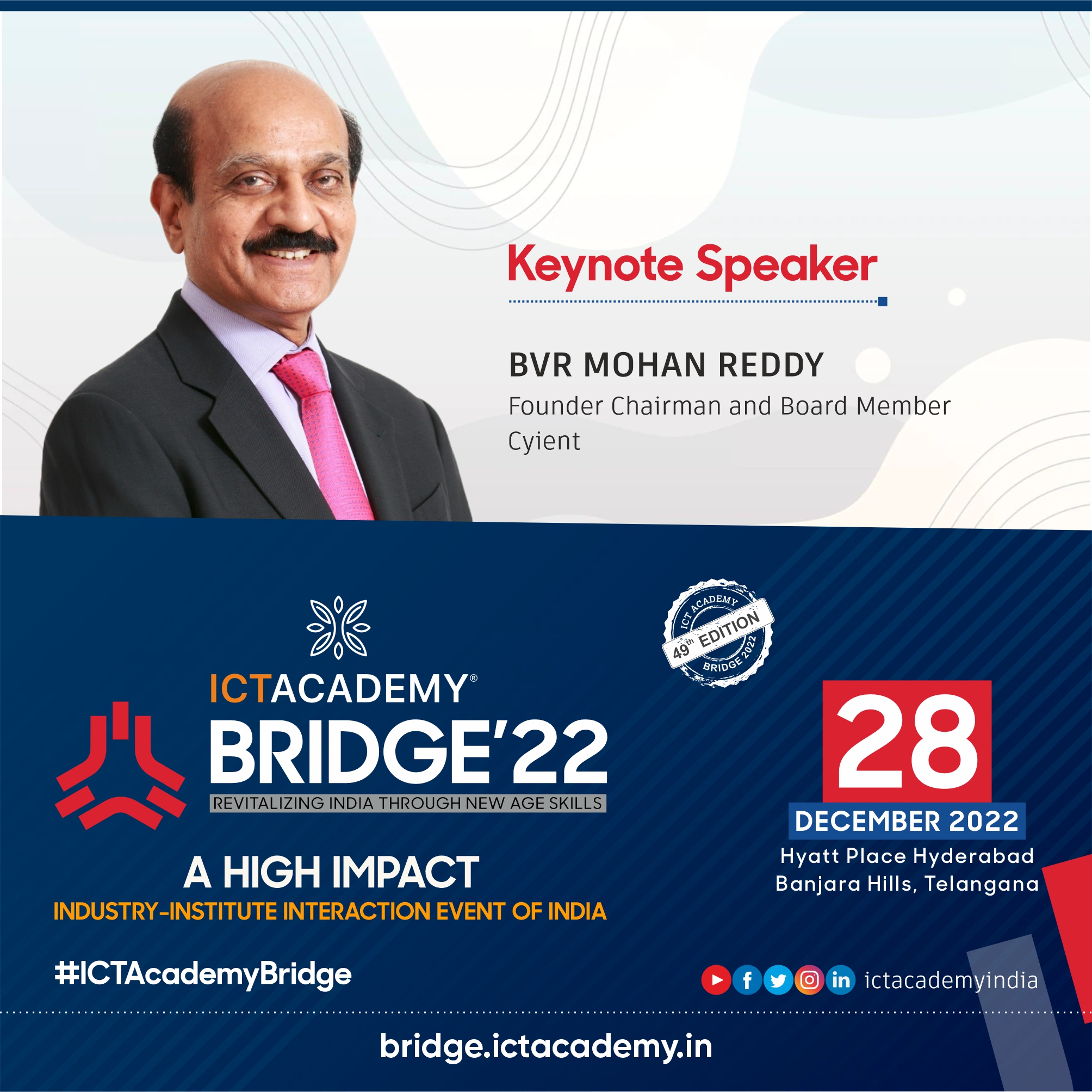 ICT Academy - ICT Academy is privileged to introduce our keynote ...