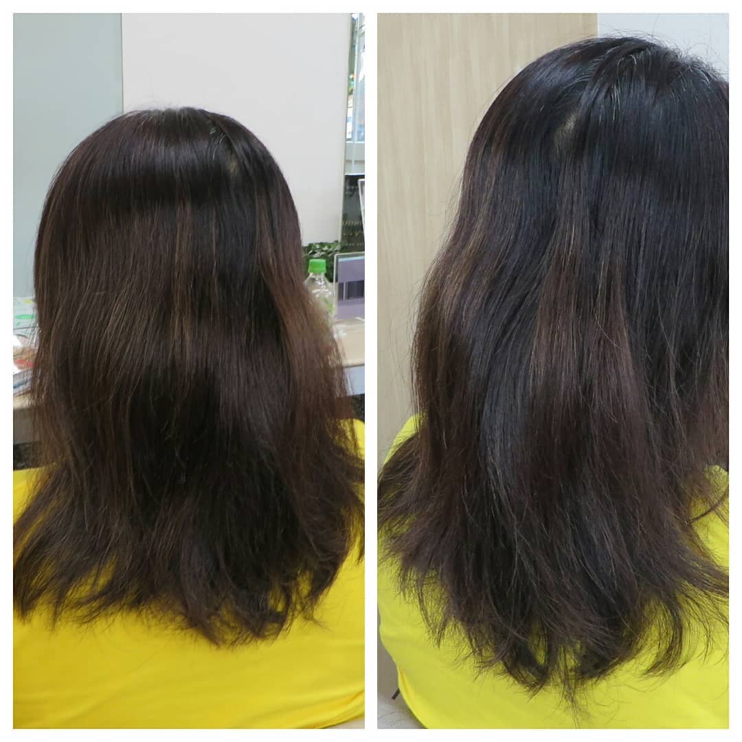 Nacure Hair ハイライト ハーブカラーで白髪カバーしました ハーブカラーは黒髪を明るくしないので 繰り返 Facebook