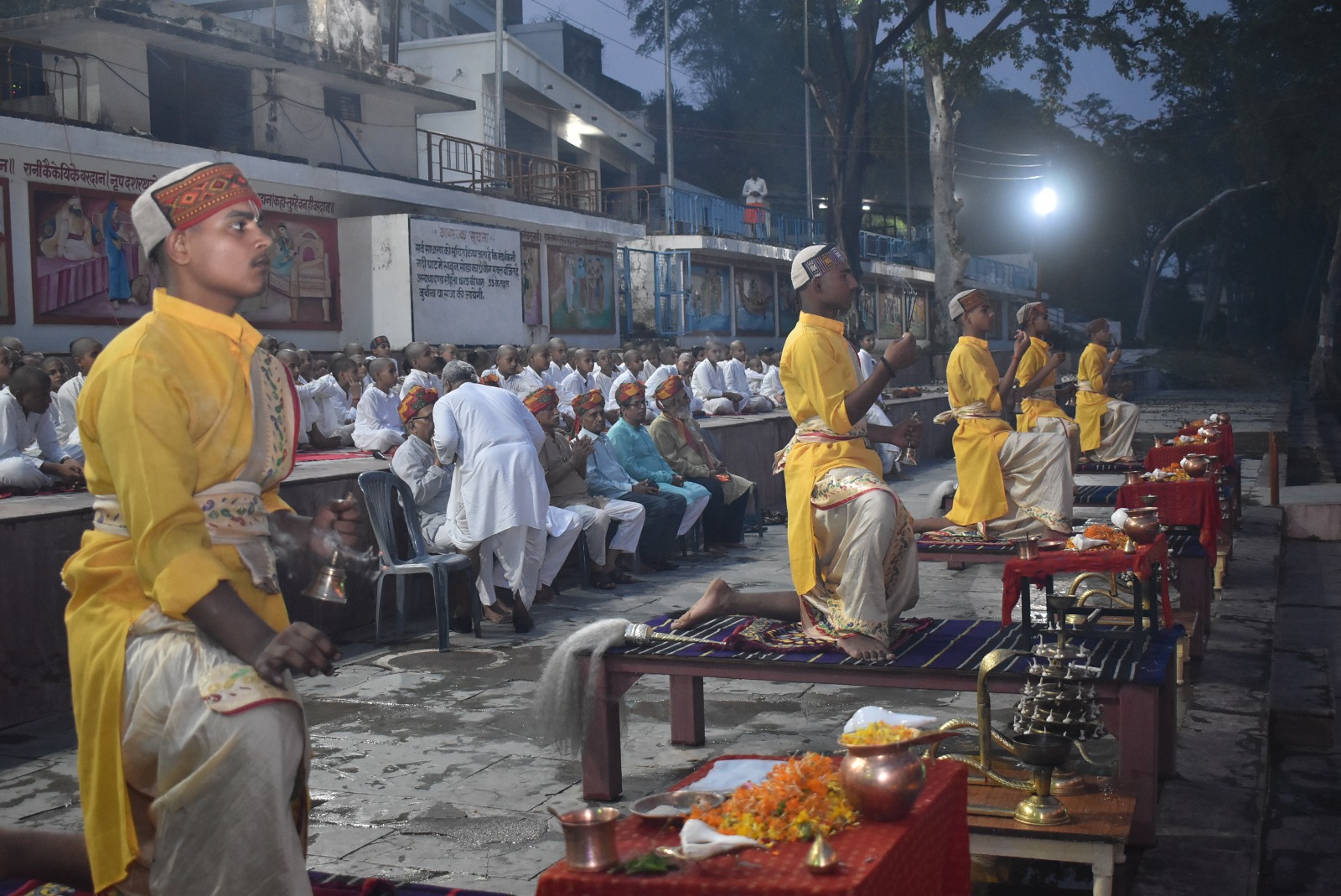 On the auspicious occasion of Guru Purnima, Mandakini Aarti was ...